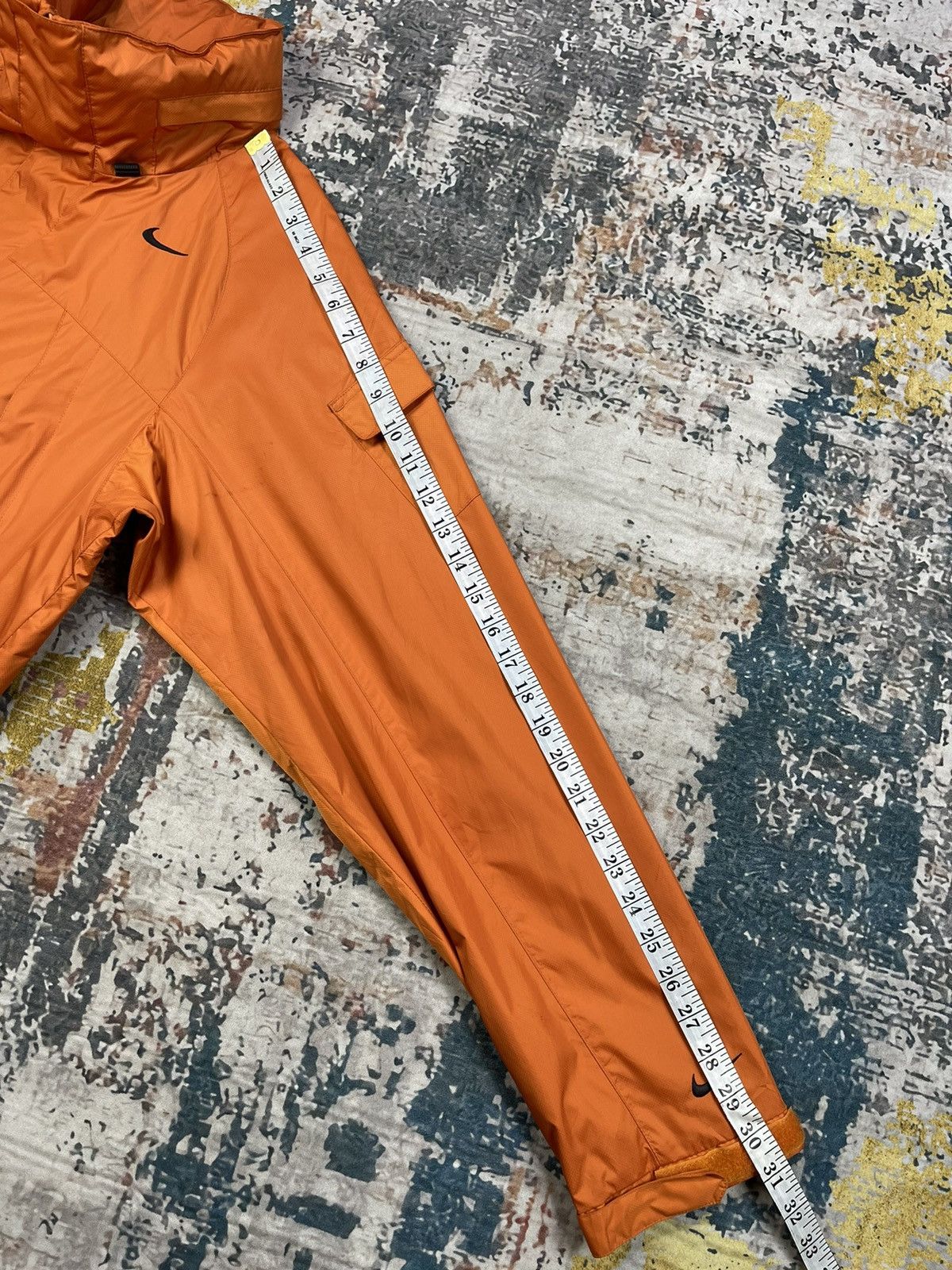 Nike Y2k Vintage Nike FIT Storm Swoosh Orange Winbreakers Size US L / EU 52-54 / 3 - 9 Thumbnail