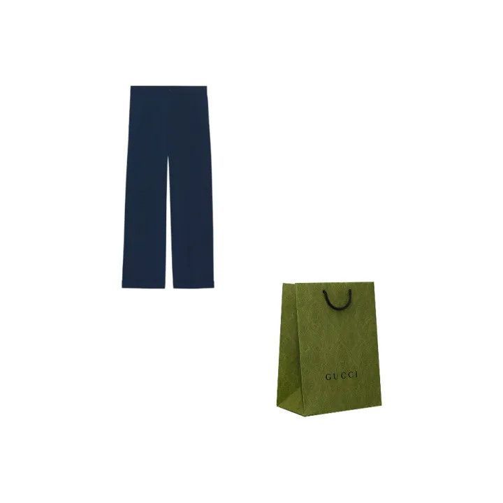 Gucci Gucci Gucci Blue Casual Animal Print Pants -2506 Size US 44 / EU 60 - 1 Thumbnail