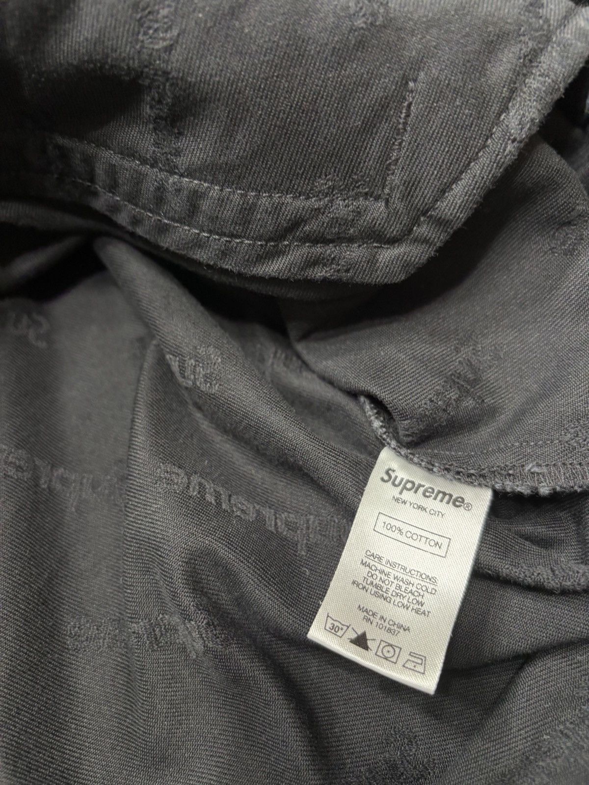 Supreme Supreme Snap Front Jacquard Logos Twill Jacket (FW19) Size US M / EU 48-50 / 2 - 4 Thumbnail