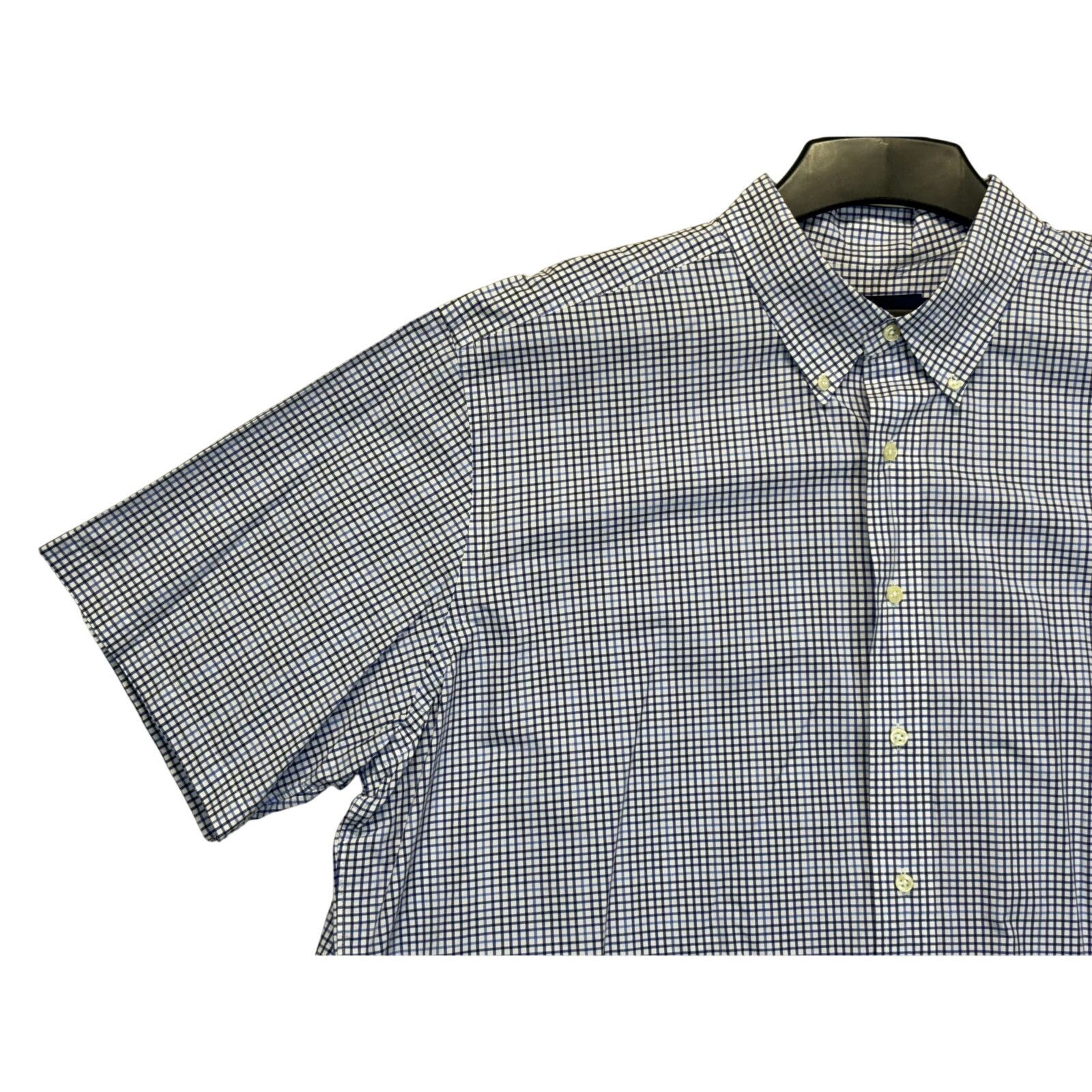 Polo Ralph Lauren Ralph Lauren Men’s 2XB Blue Plaid Short Sleeve Button Down Size US XXL / EU 58 / 5 - 9 Thumbnail