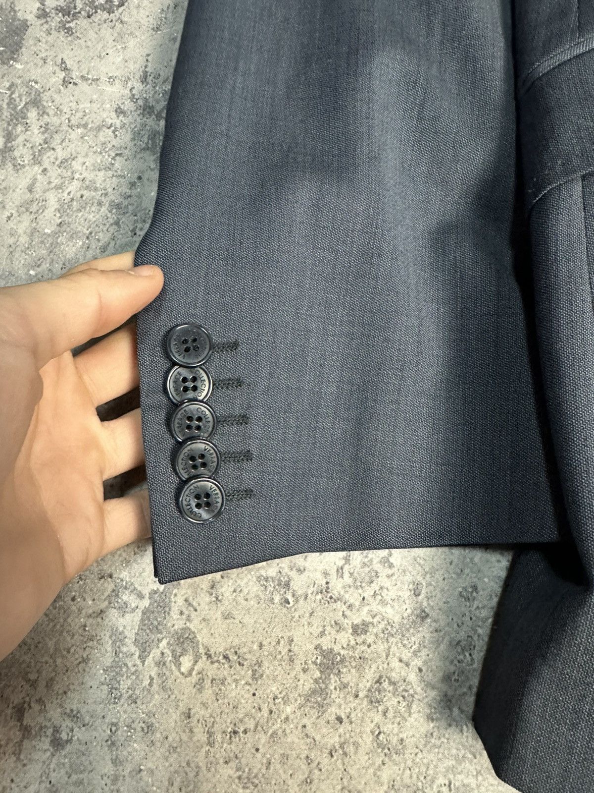 Versace Versace Jeans Couture Blazer Jacket Two Button Satin Finish Size 46R - 5 Thumbnail