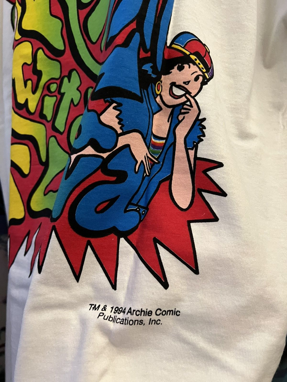 Vintage Vintage 1993-1994 Archive Comic All Over Print Deadstock Size US L / EU 52-54 / 3 - 7 Thumbnail