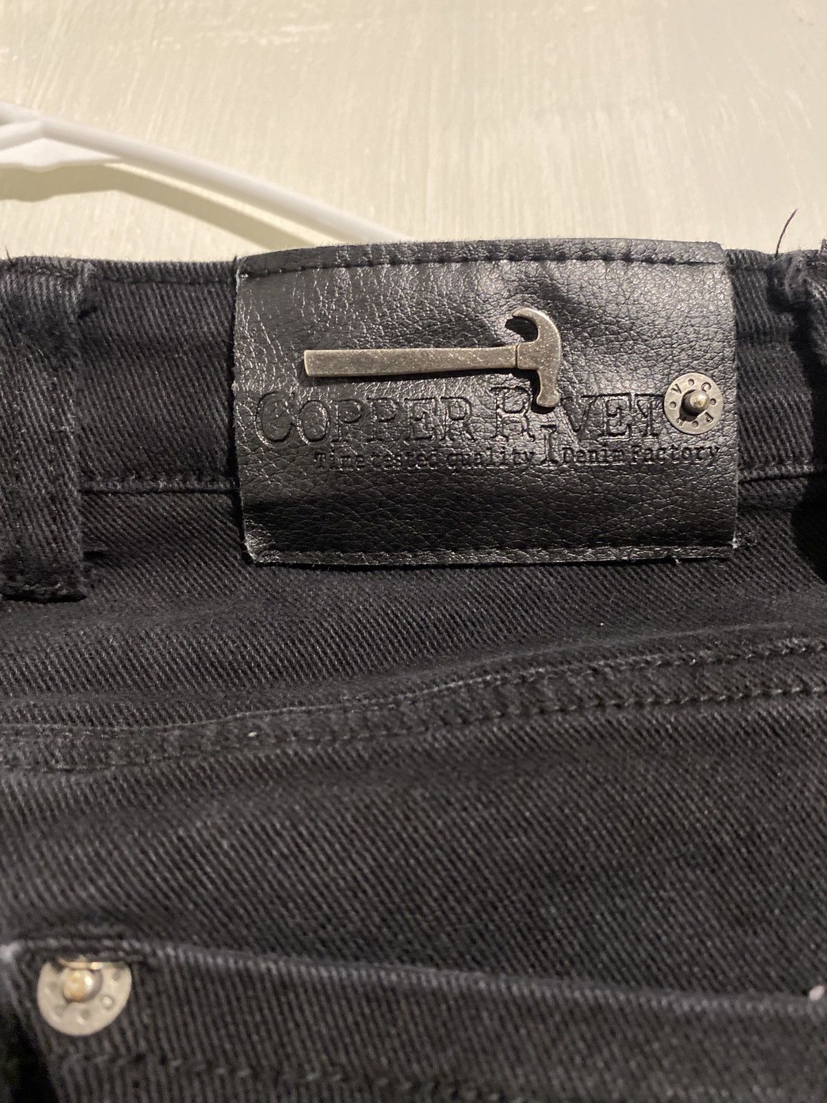 Other Black Copper Rivet Biker Denim Size US 28 / EU 44 - 3 Thumbnail