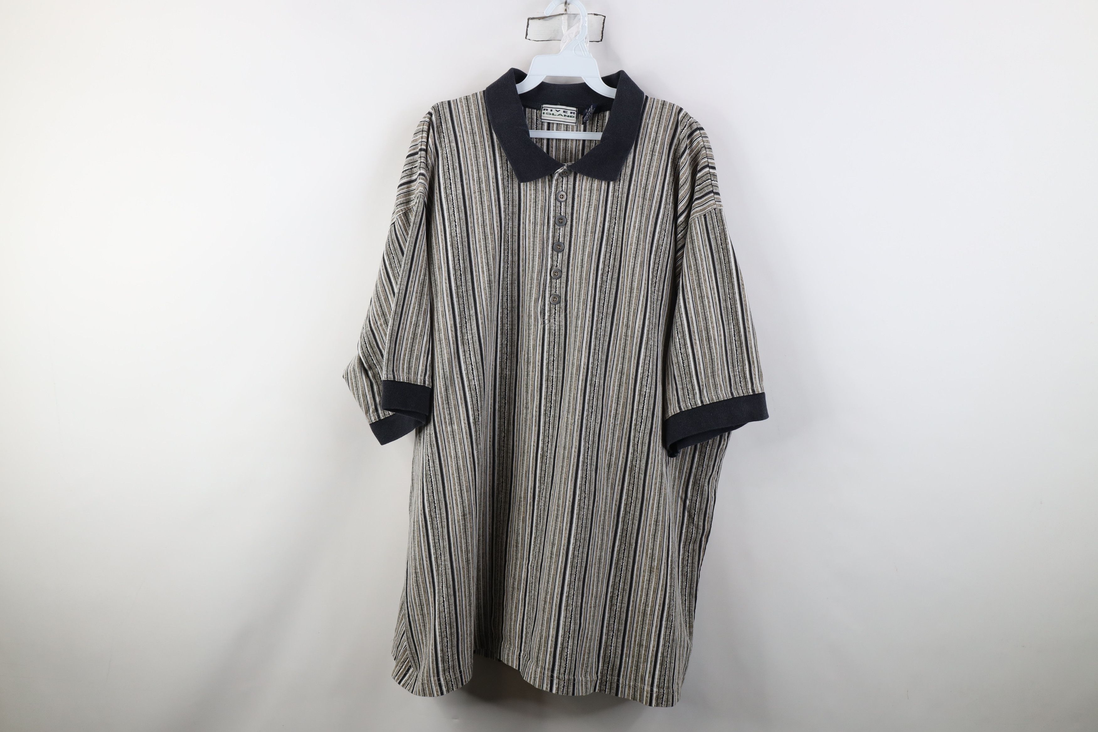 Vintage Vintage 90s Streetwear Fit Collared Golf Polo Shirt Earth Size US XXL / EU 58 / 5 - 1 Thumbnail