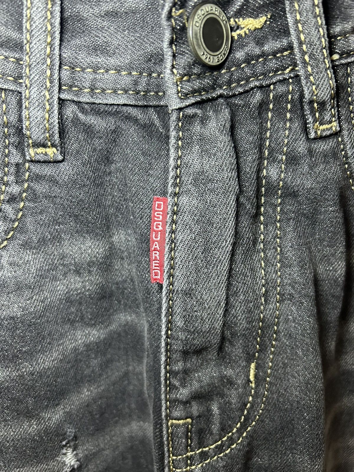 Dsquared2 Dsquared2 loose straight-cut distressed paint splatter jeans Size US 32 / EU 48 - 5 Thumbnail