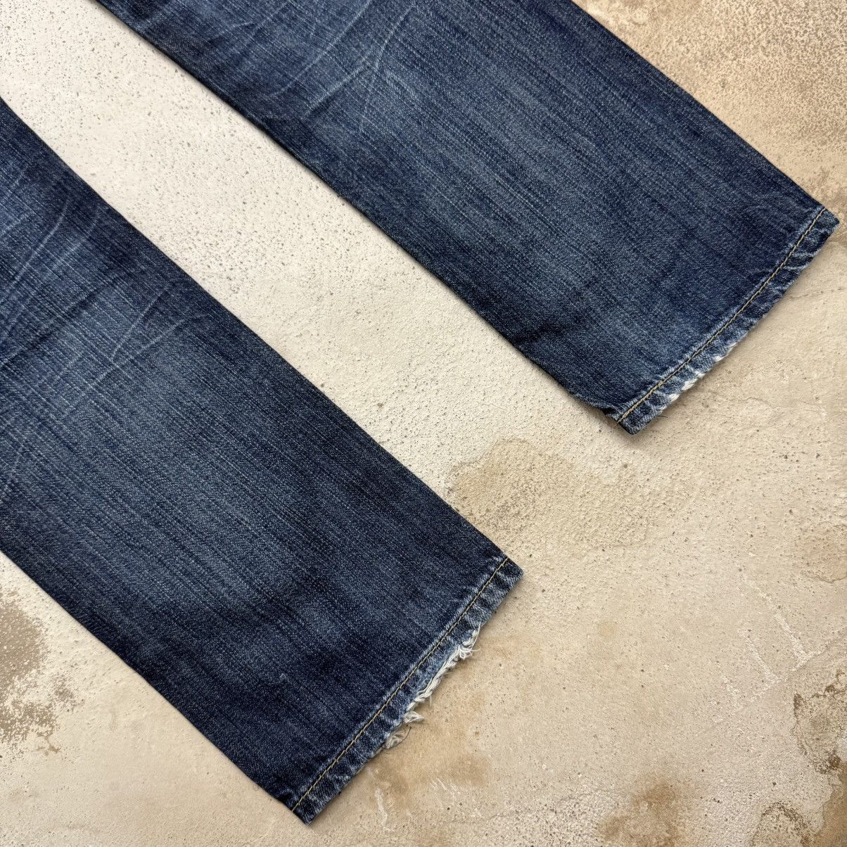Levi's Levis 505 Selvedge Slim Straight Distressed Denim Pants Size US 28 / EU 44 - 15 Thumbnail