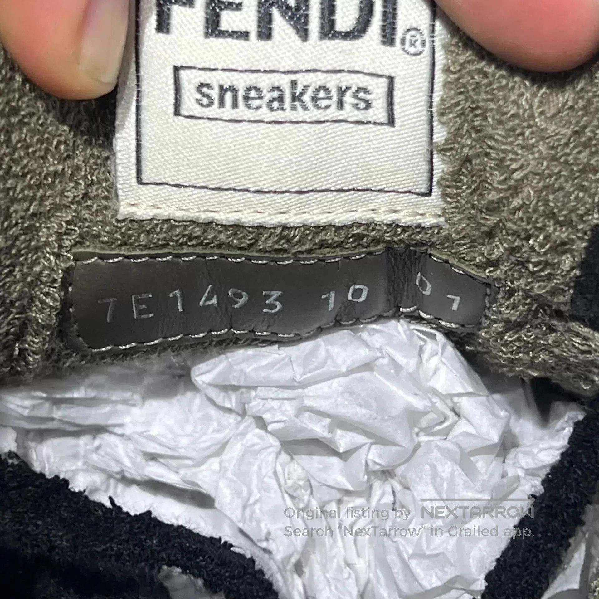 Fendi Multi Color Low Top Sneakers Size 11. Size US 11 / EU 44 - 8 Thumbnail