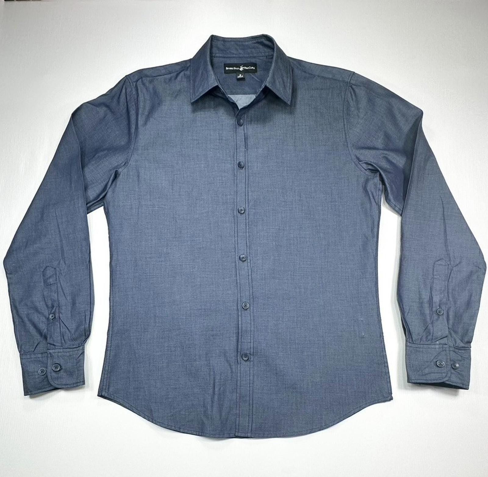 Beverly Hills Polo Club Beverly Hills Polo Club 100% Cotton Button Down Blue Men's S Size US S / EU 44-46 / 1 - 1 Thumbnail