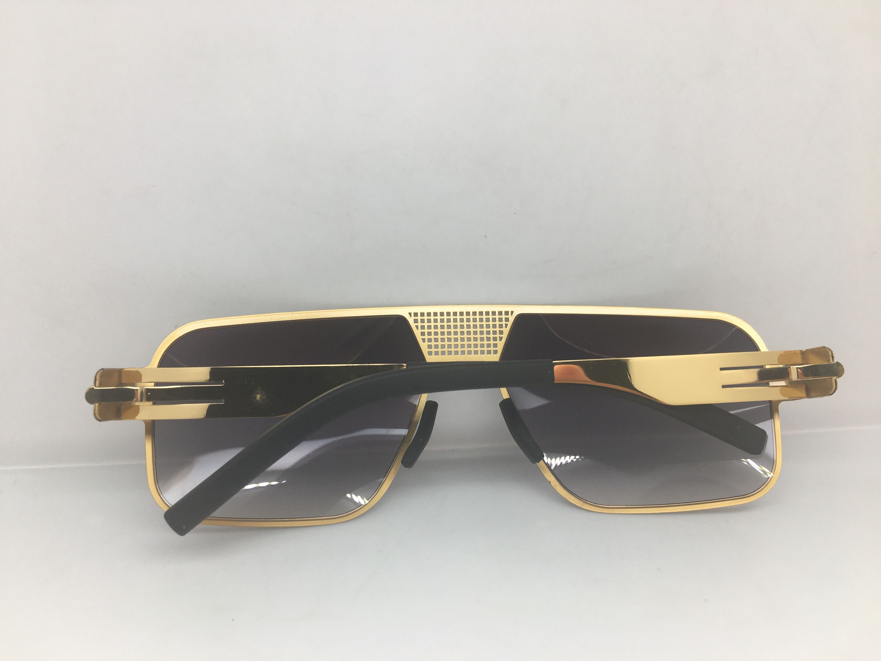 Other Gold Alloy Aviator Sunglasses Frame Pilot Size ONE SIZE - 6 Thumbnail