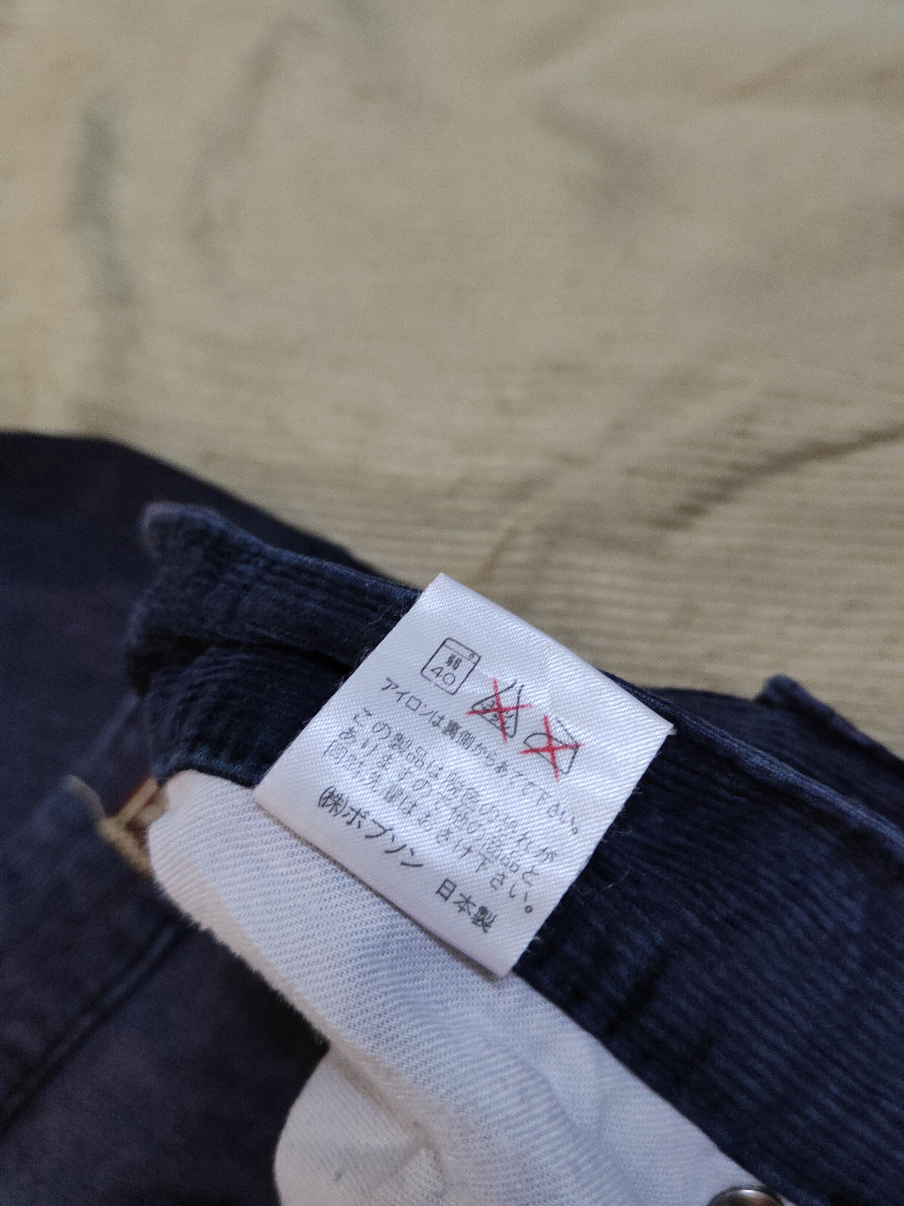 Vintage Bobson Dark Blue faded vintage cargo Corduroy Pants #S1560 Size US 28 / EU 44 - 14 Thumbnail