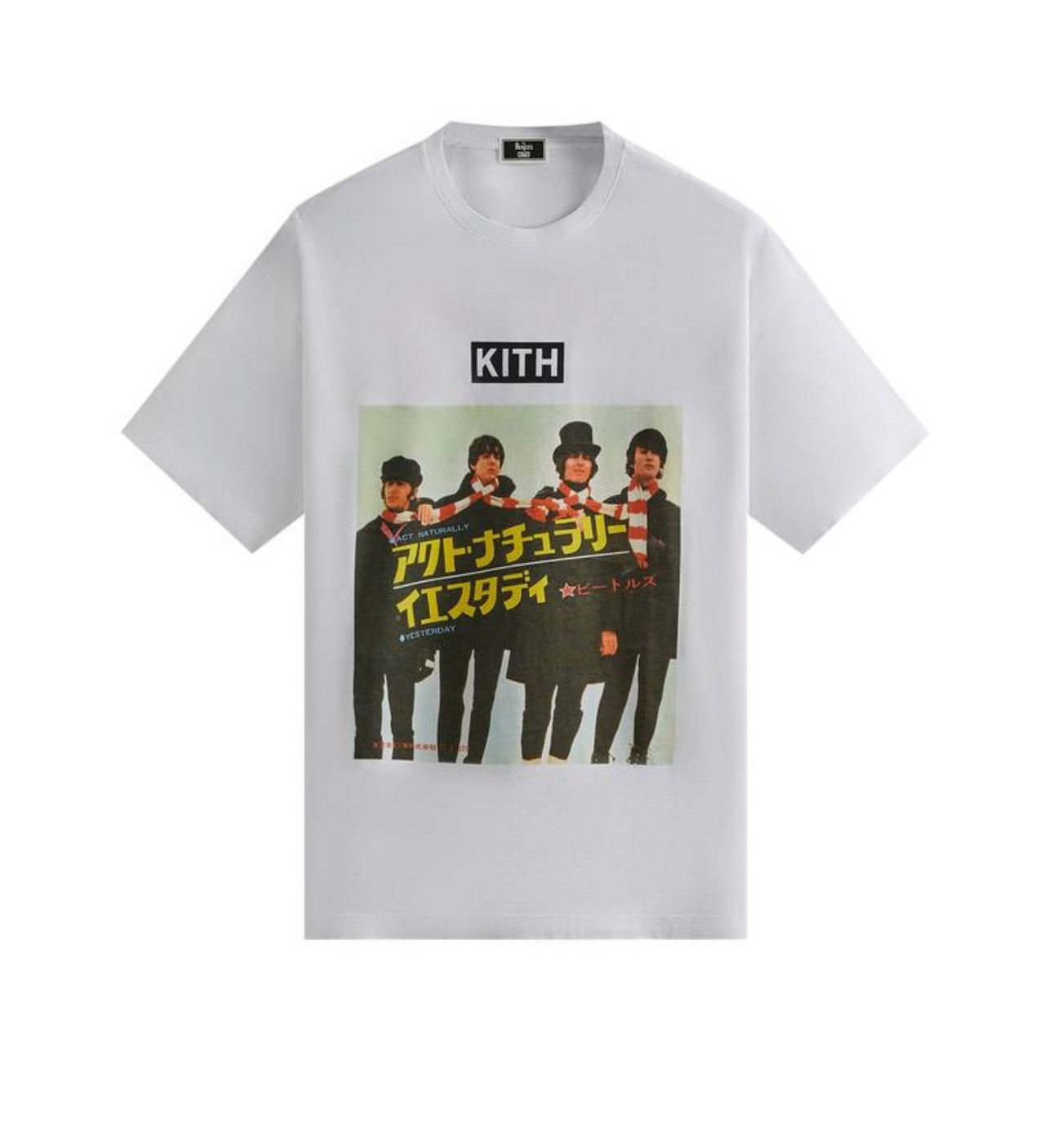 Kith KITH BEATLES BOX LOGO TEE WHITE LIVE FROM JAPAN SIZE XL | Grailed