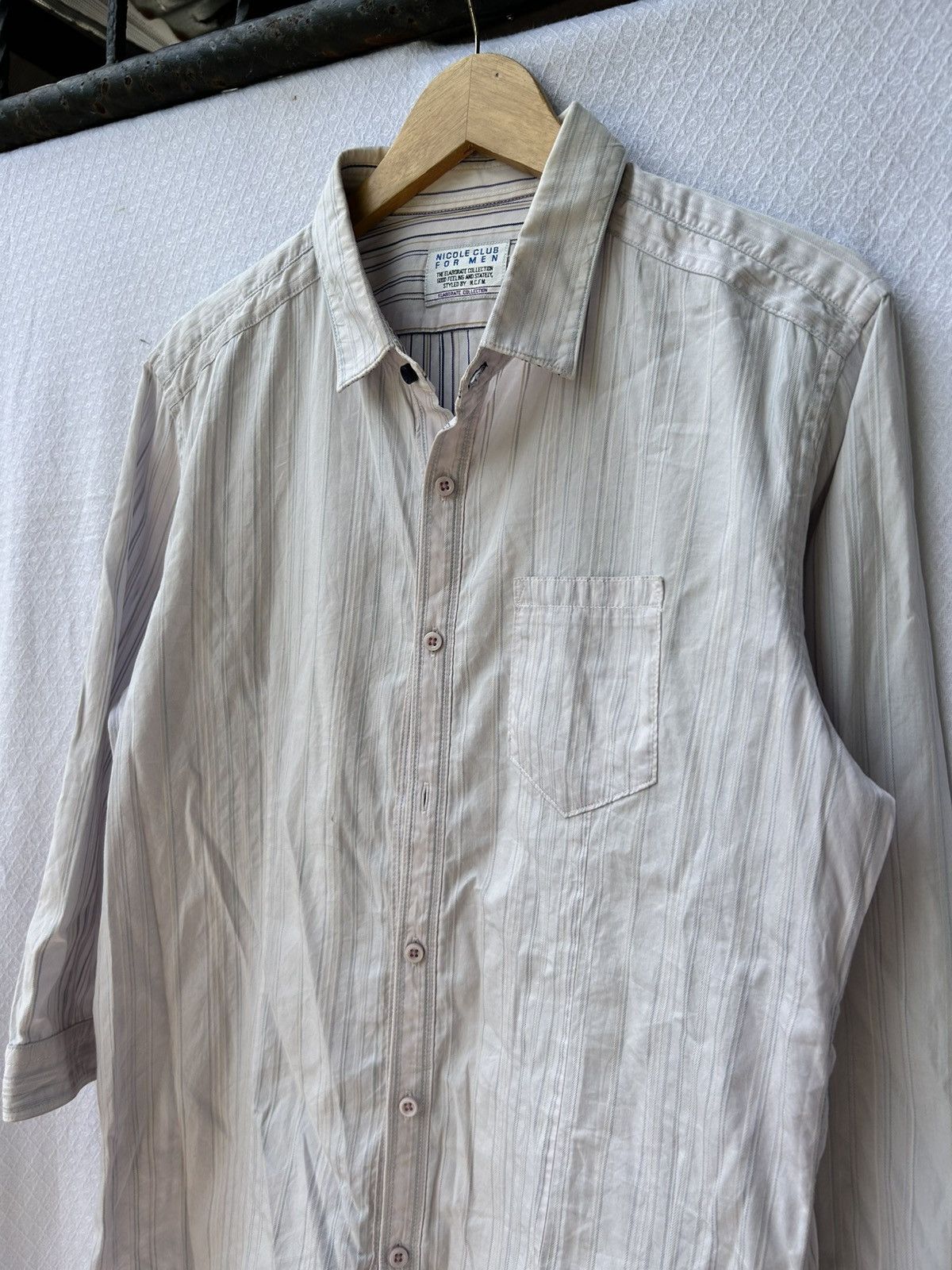 Nicole Club NCFM - Nicole Clube For Men Raglan Sleeves Shirt Size US L / EU 52-54 / 3 - 3 Thumbnail