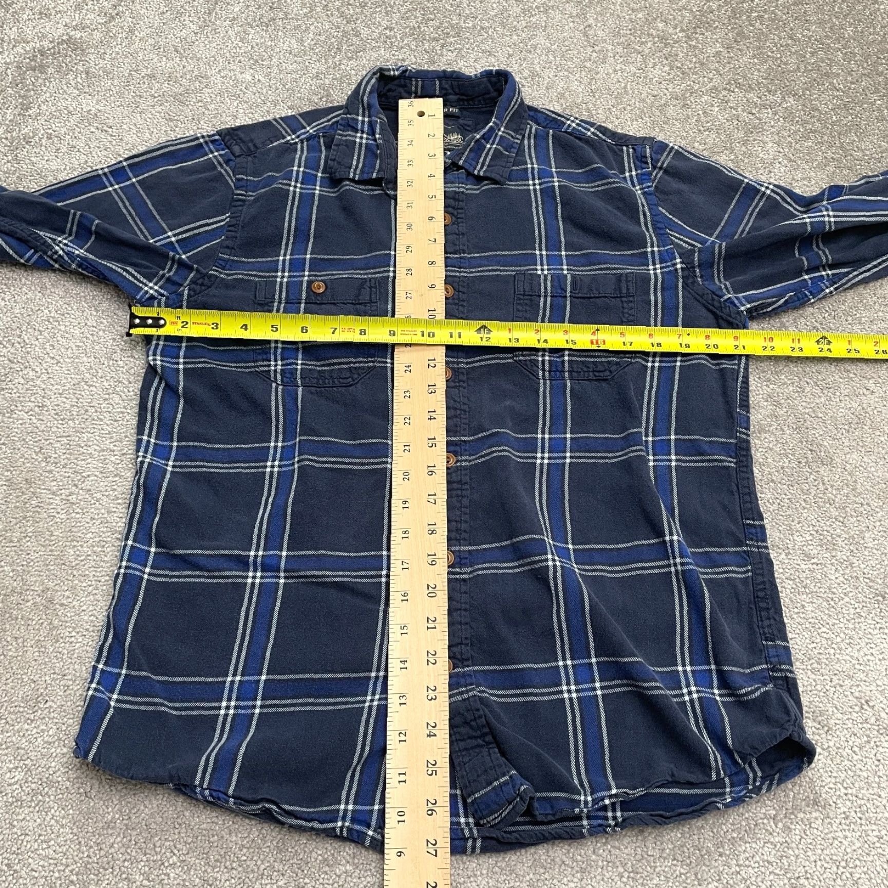 Old Navy VINTAGE Old Navy 90s Grunge Flannel Shirt Men’s Medium Blue Plaid Cotton Casual Size US M / EU 48-50 / 2 - 5 Thumbnail