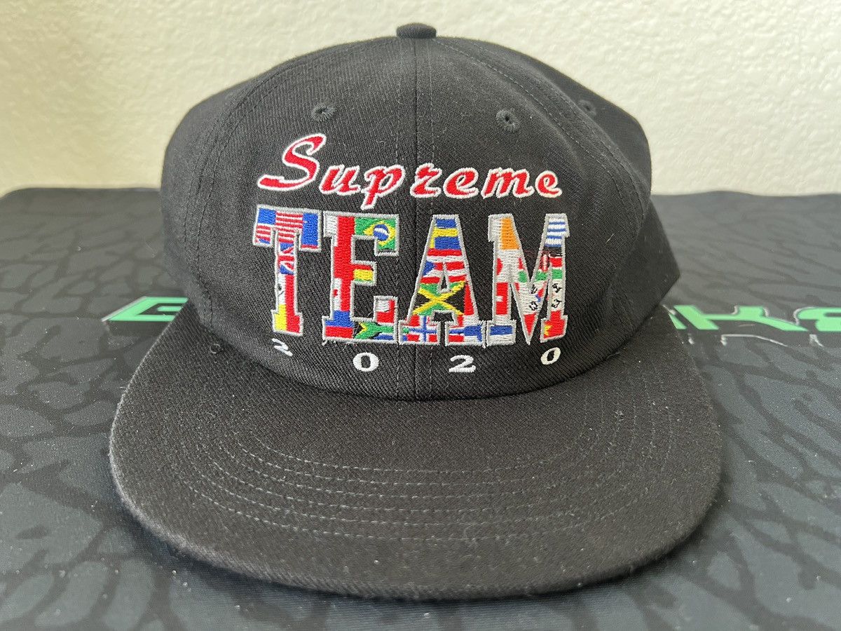 Supreme SS20 Supreme 6 Panel Black Snapback NWT Size ONE SIZE - 4 Thumbnail