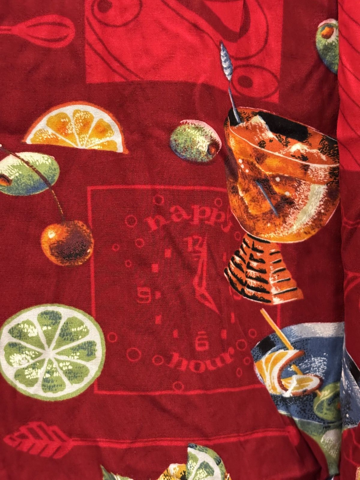 Vintage Vintage Paradise Found Happy Hour Cocktail Hawaiian Shirt XL Size US XL / EU 56 / 4 - 7 Thumbnail