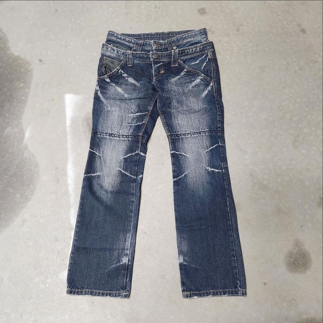 PPFM PPFM Double Waist Jeans Size US 31 - 1 Thumbnail