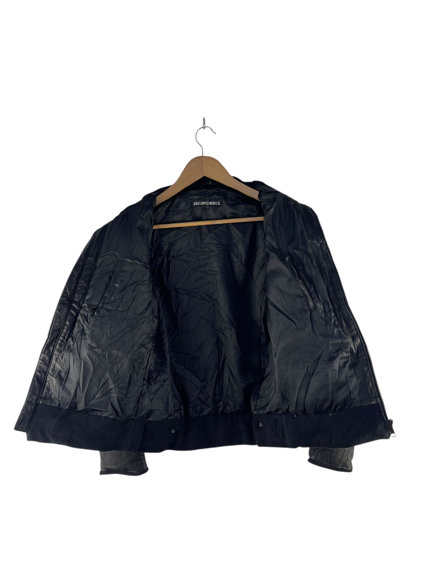5351 POUR LES HOMMES 5351 Pour Les Hommes Racing Leather Jacket Size S / US 4 / IT 40 - 3 Thumbnail