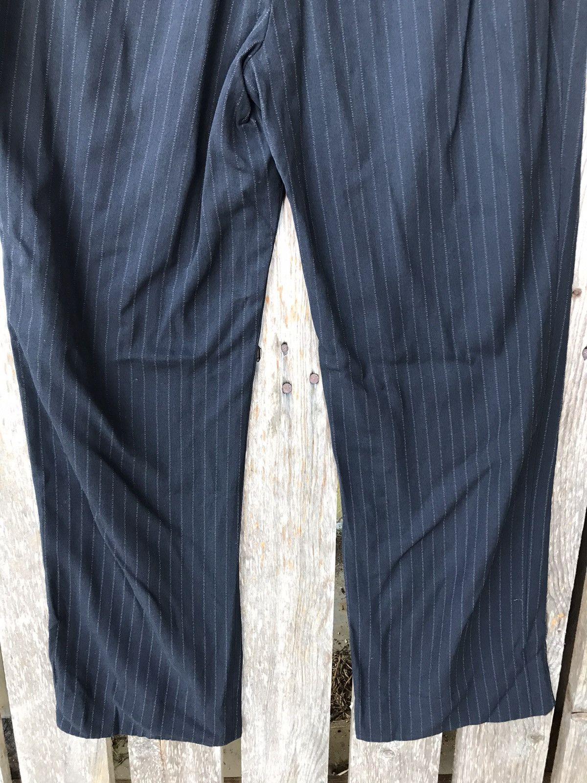 yoshie inaba Vtg 90s L'equippe Yoshie Inaba Stripe Pant Size 29" - 8 Thumbnail