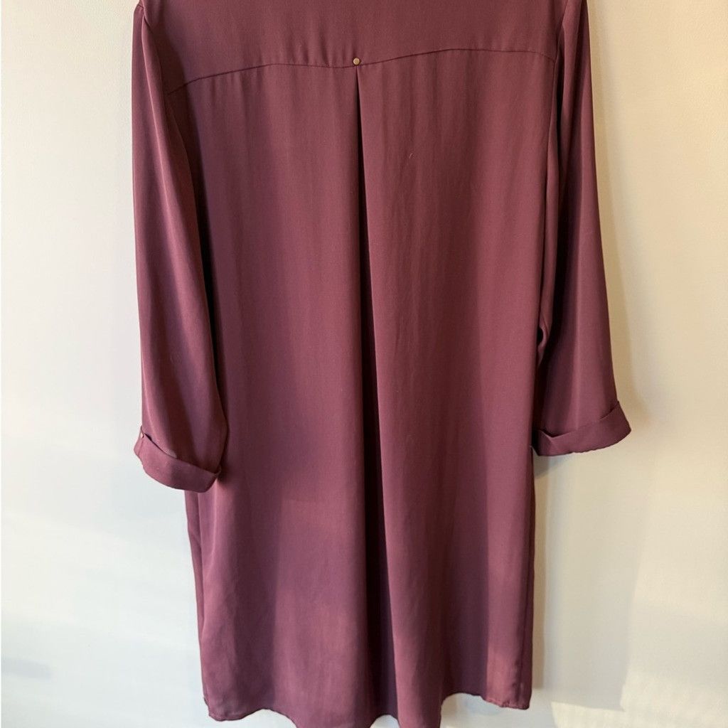 The Unbranded Brand Elegant Mauve Monk and Lou Mini Dress Size XS / US 0-2 / IT 36-38 - 2 Thumbnail