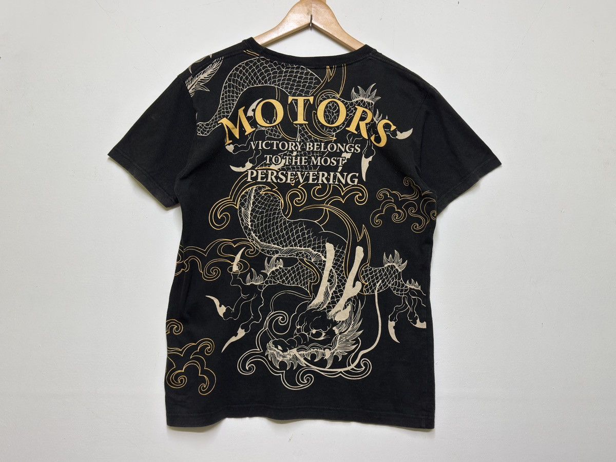 Vintage Vintage Dragon Big Graphic Motors Poem Faded Black Size US S / EU 44-46 / 1 - 11 Thumbnail