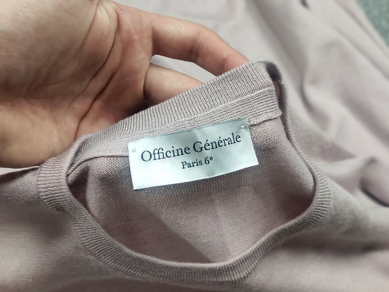 Officine Generale Officine Generale Design Wool Silk nina crew neck Sweater Size US L / EU 52-54 / 3 - 14 Thumbnail