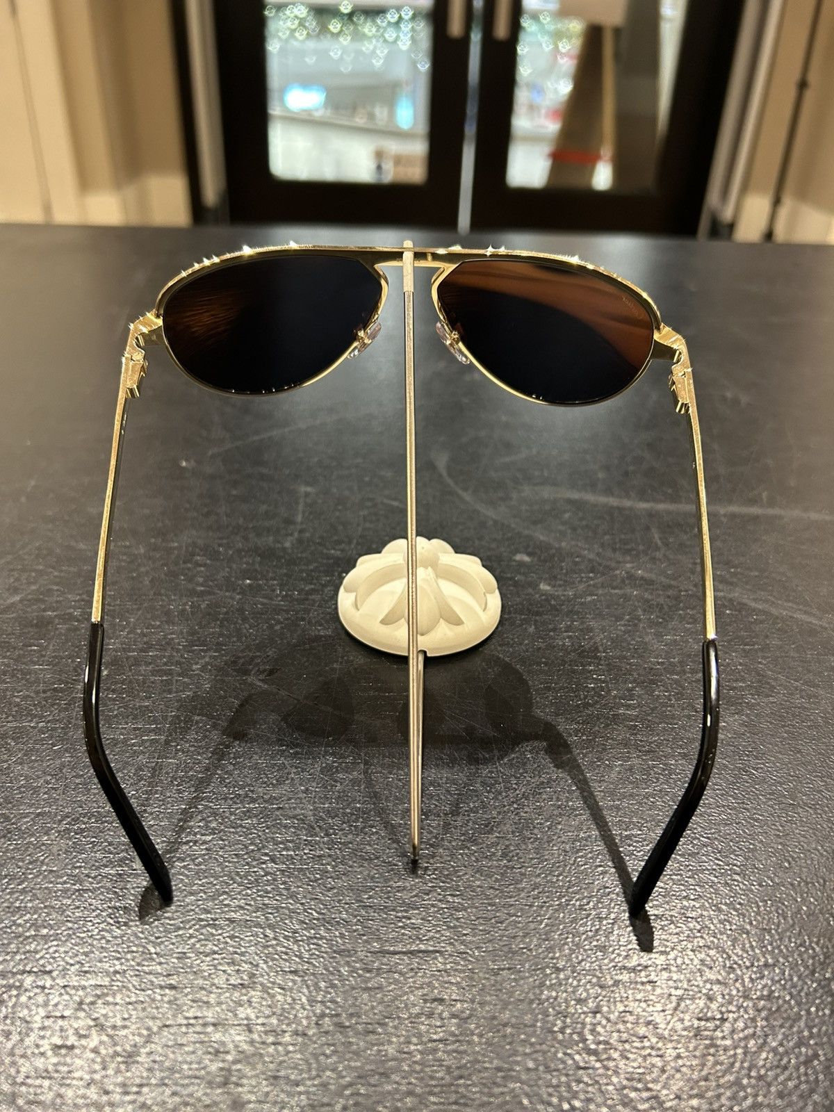 Cartier Cartier Santos de Cartier Aviator Sunglasses Size ONE SIZE - 5 Thumbnail