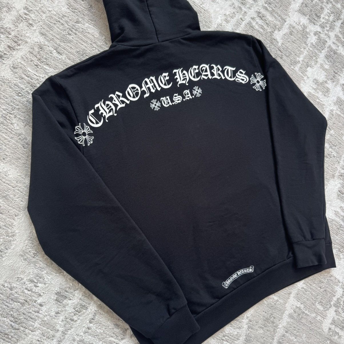 Chrome Hearts T bar USA shoulder logo pullover hoodie Size US M / EU 48-50 / 2 - 2 Thumbnail