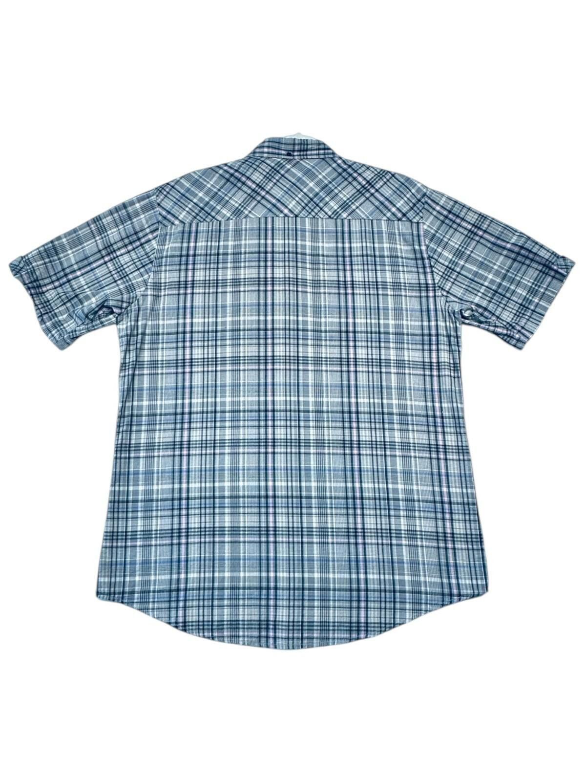 Zoo York Zoo York Shirt Men's UK Size XL Grey Check Short Sleeve Size US XL / EU 56 / 4 - 4 Thumbnail