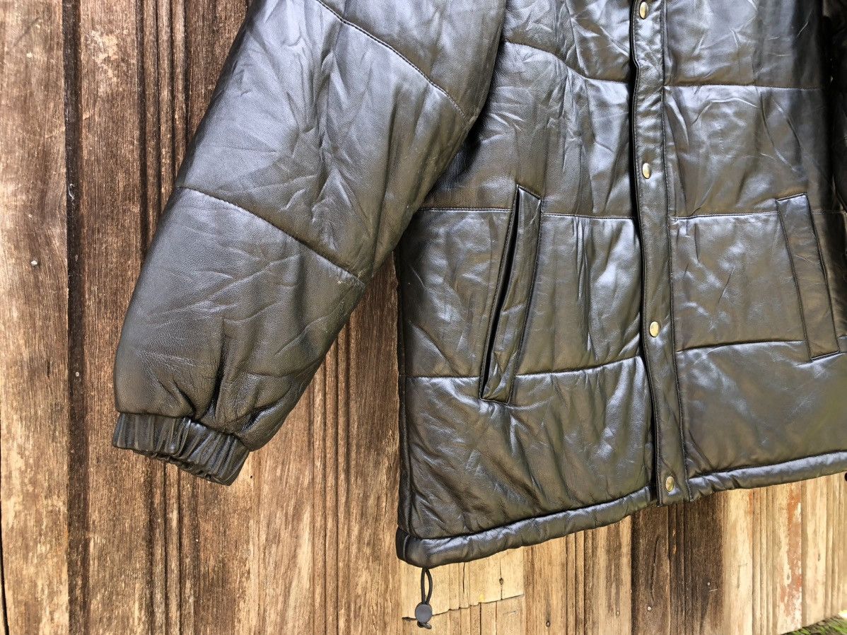 Other Piccolo Negozio Puffer Leather Jacket Size US M / EU 48-50 / 2 - 4 Thumbnail