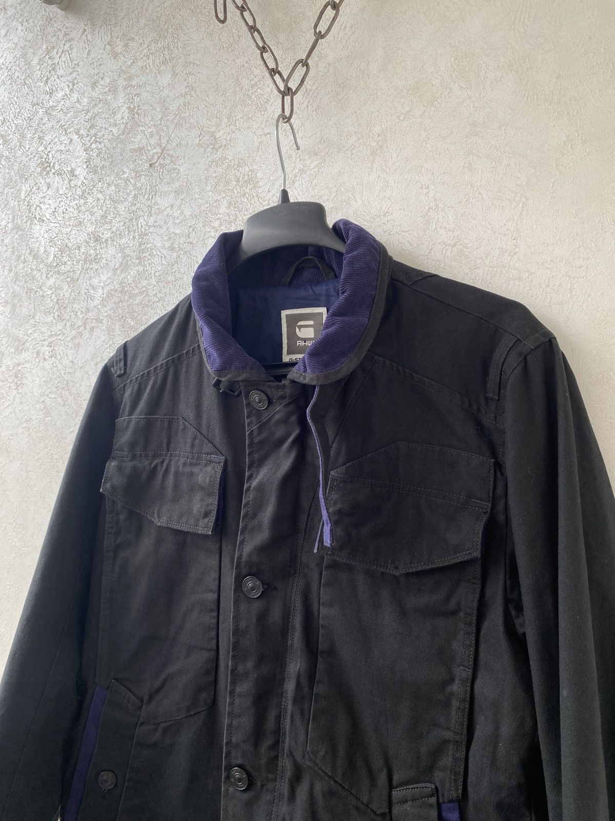 G-Star G-Star Raw Denim Will Garber Military Trench Coat Jacket Size US L / EU 52-54 / 3 - 4 Thumbnail