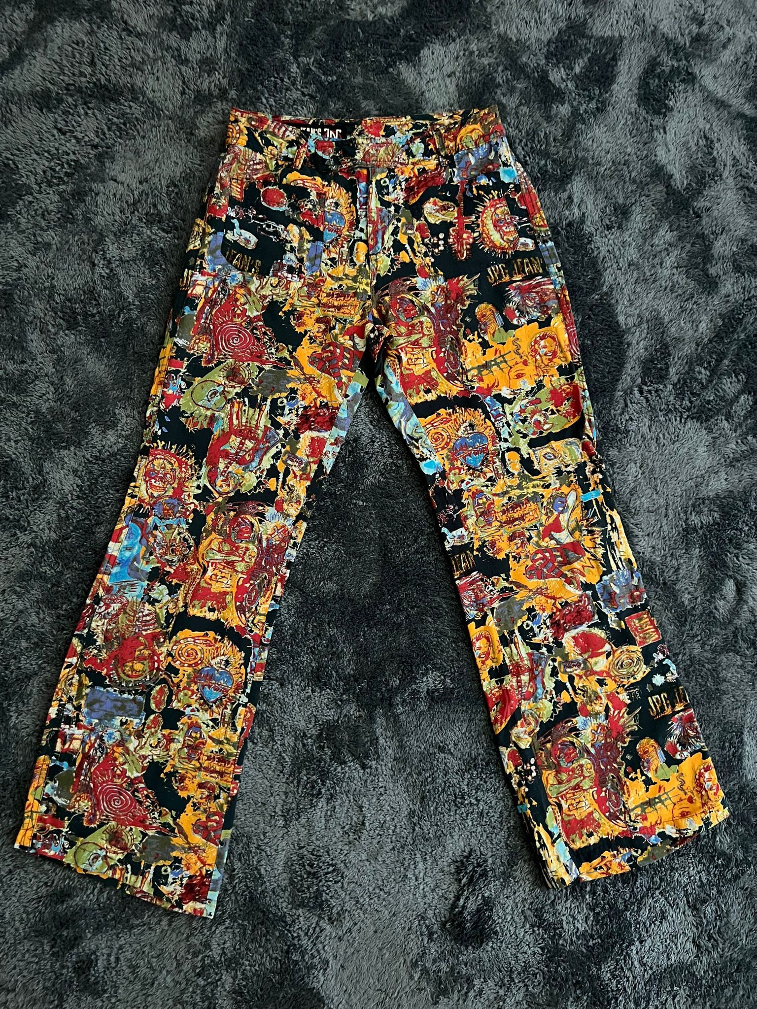 Jean Paul Gaultier × Jean-Michel Basquiat Early 90s Jean