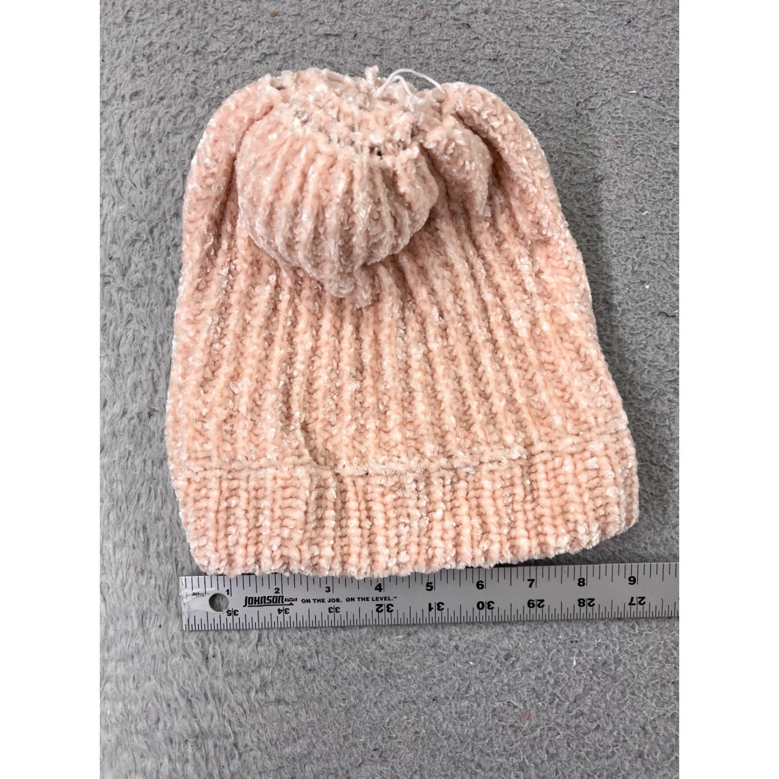 Vintage Capelli New York Beanie Toque Womens One Size Pink Knit Poly Blend Ski Pom Cap Size ONE SIZE - 5 Thumbnail