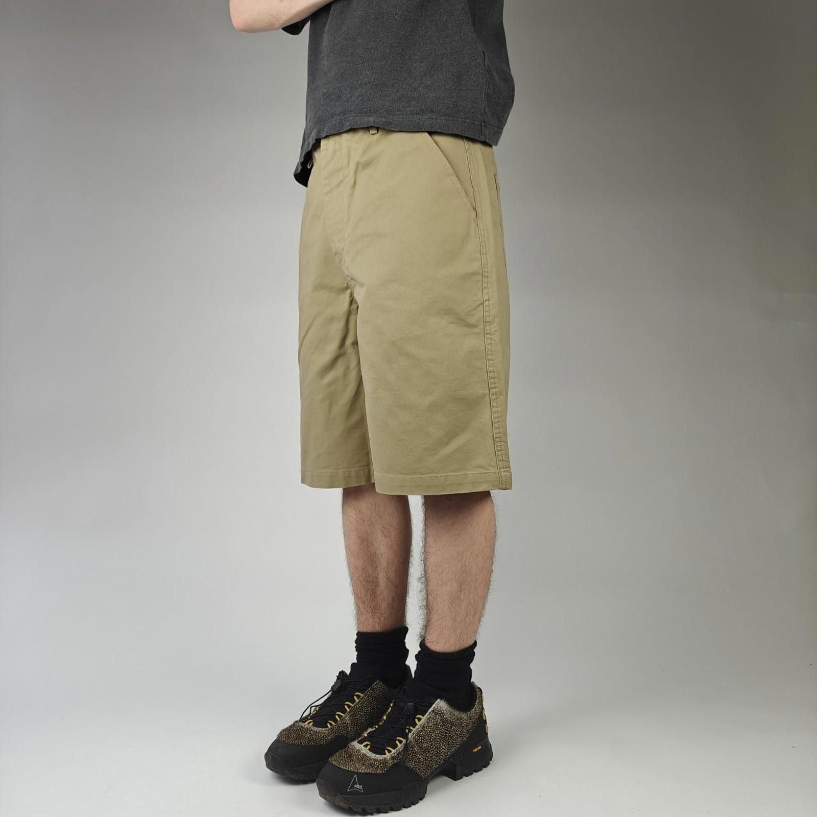 Other Khaki Wide Cotton Shorts Size US 30 / EU 46 - 2 Thumbnail