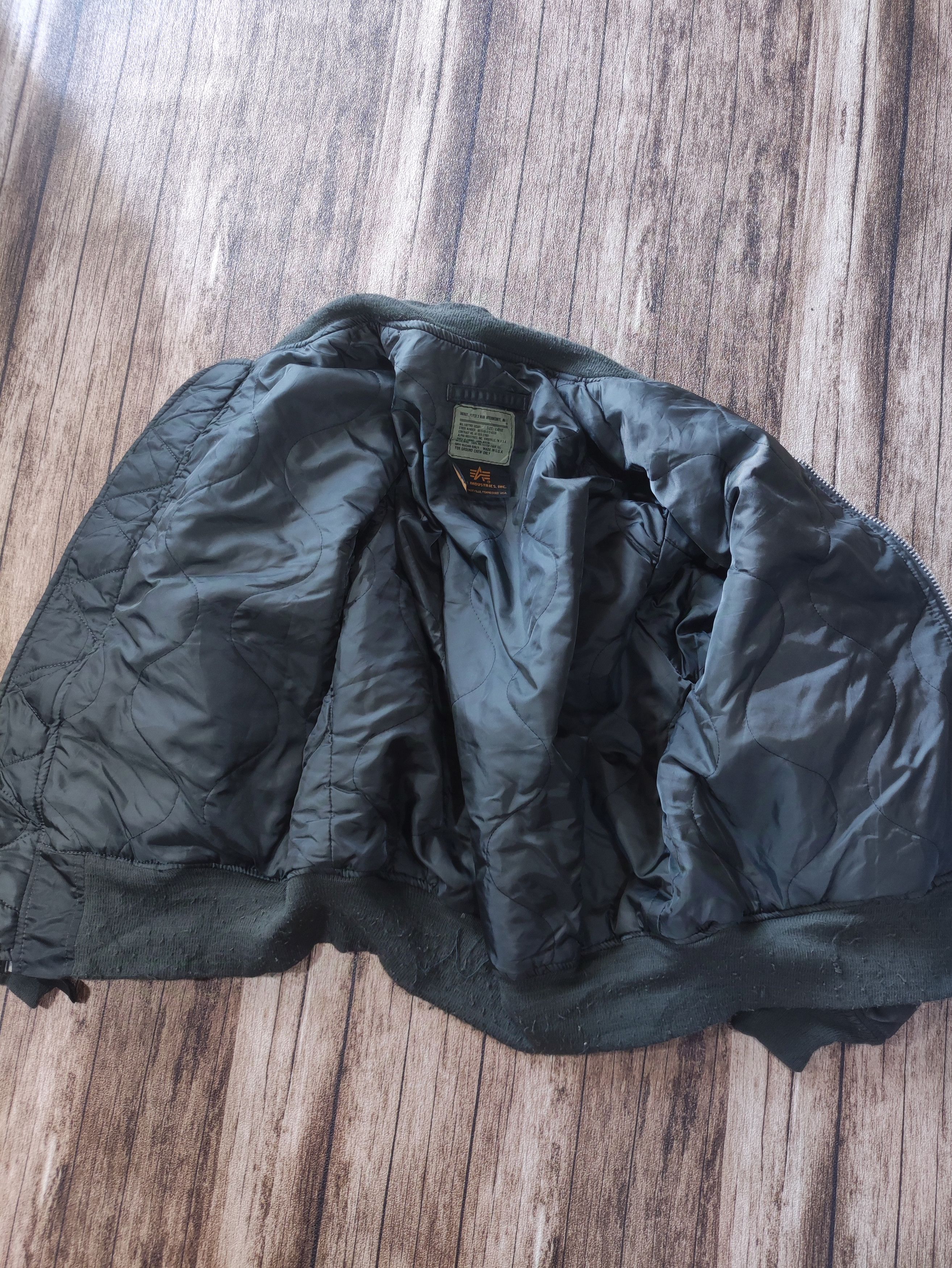 ALPHA INDUSTRIES MA-1 USAF BOMBER JACKET FOR GROUND CREW
