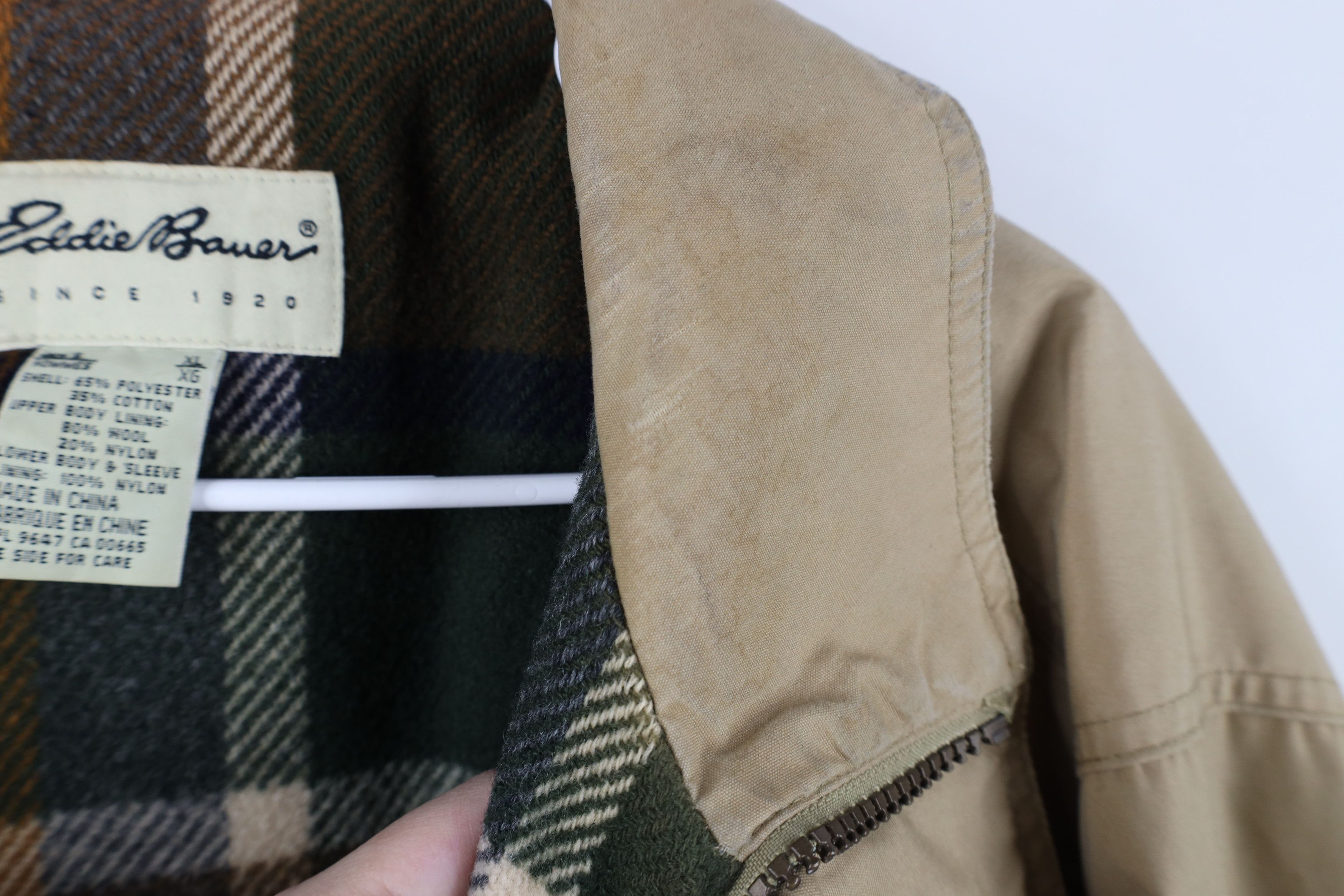 Eddie Bauer × Vintage Vintage 90s Eddie Bauer Wool Lined Mountain Parka Jacket Size US XL / EU 56 / 4 - 8 Thumbnail