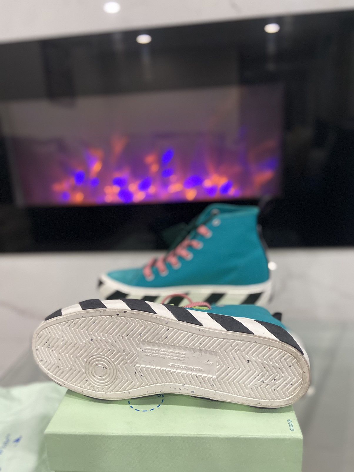 Off-White Off-White Vulcanized Mid Sneakers - Multi - Size 9 Size US 9 / EU 42 - 5 Thumbnail