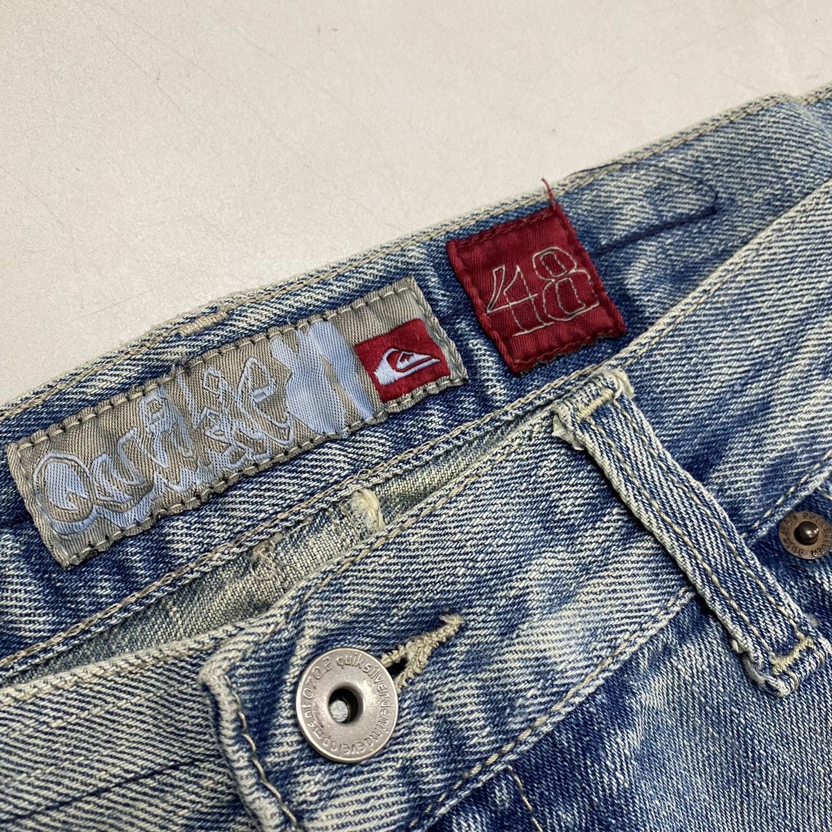 Quiksilver VINTAGE Y2K QUIKSILVER BAGGY DENIM PANT Size US 36 / EU 52 - 17 Thumbnail