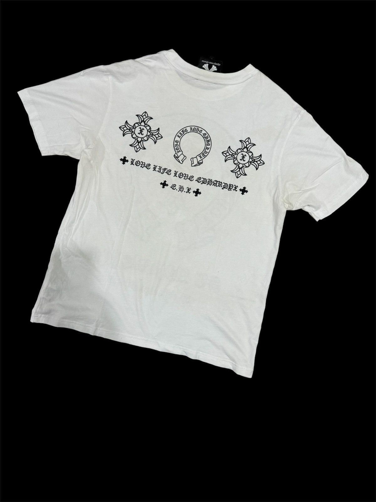 Ed Hardy Ed Hardy x Cross Collection Rhinestone Oversize Tee Size US XS / EU 42 / 0 - 2 Thumbnail