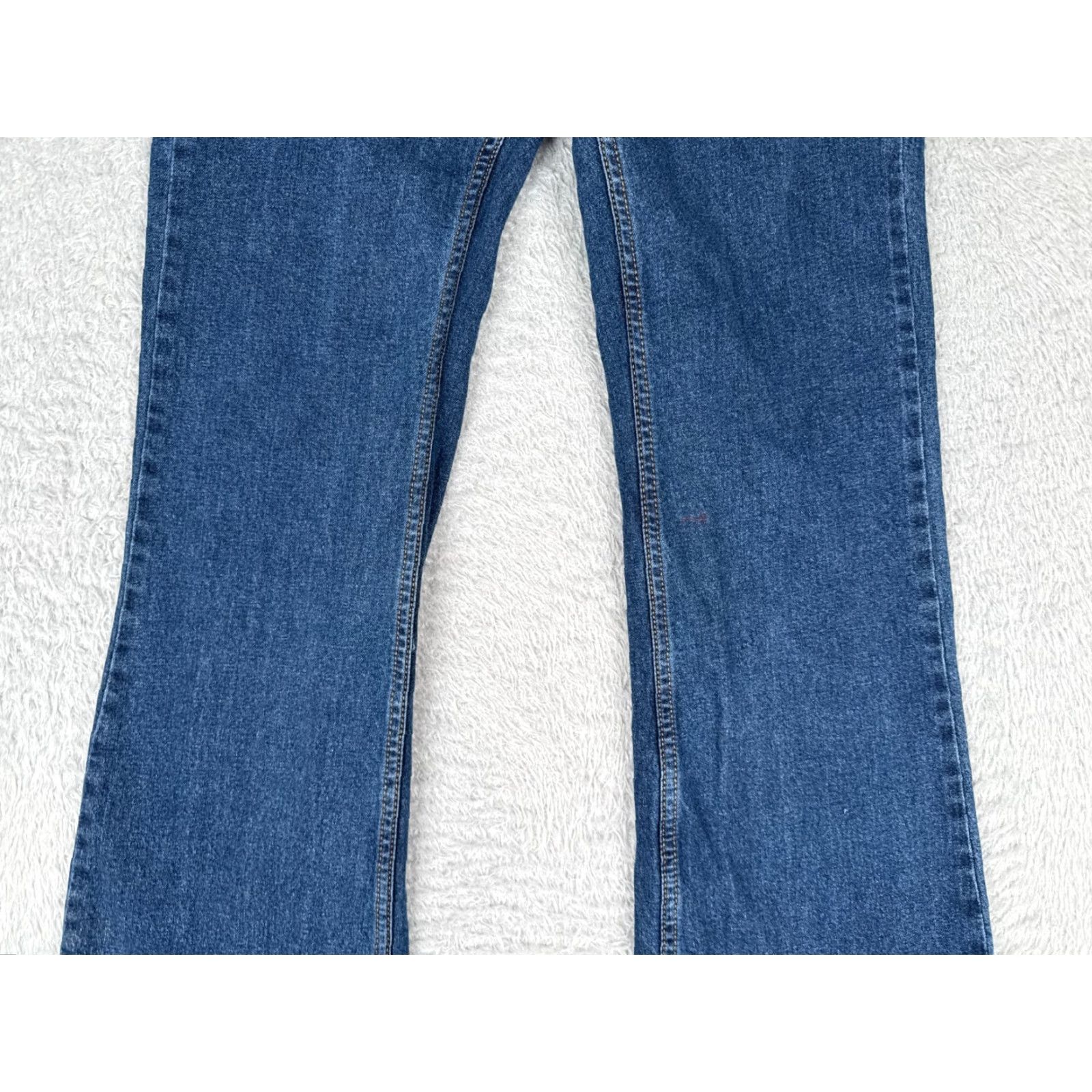 Cotton On VINTAGE Cotton On Women's Jeans Bootcut Low Rise Dark Blue Denim 24x30 Size 2 Slimming Size 26" / US 2 / IT 38 - 3 Thumbnail