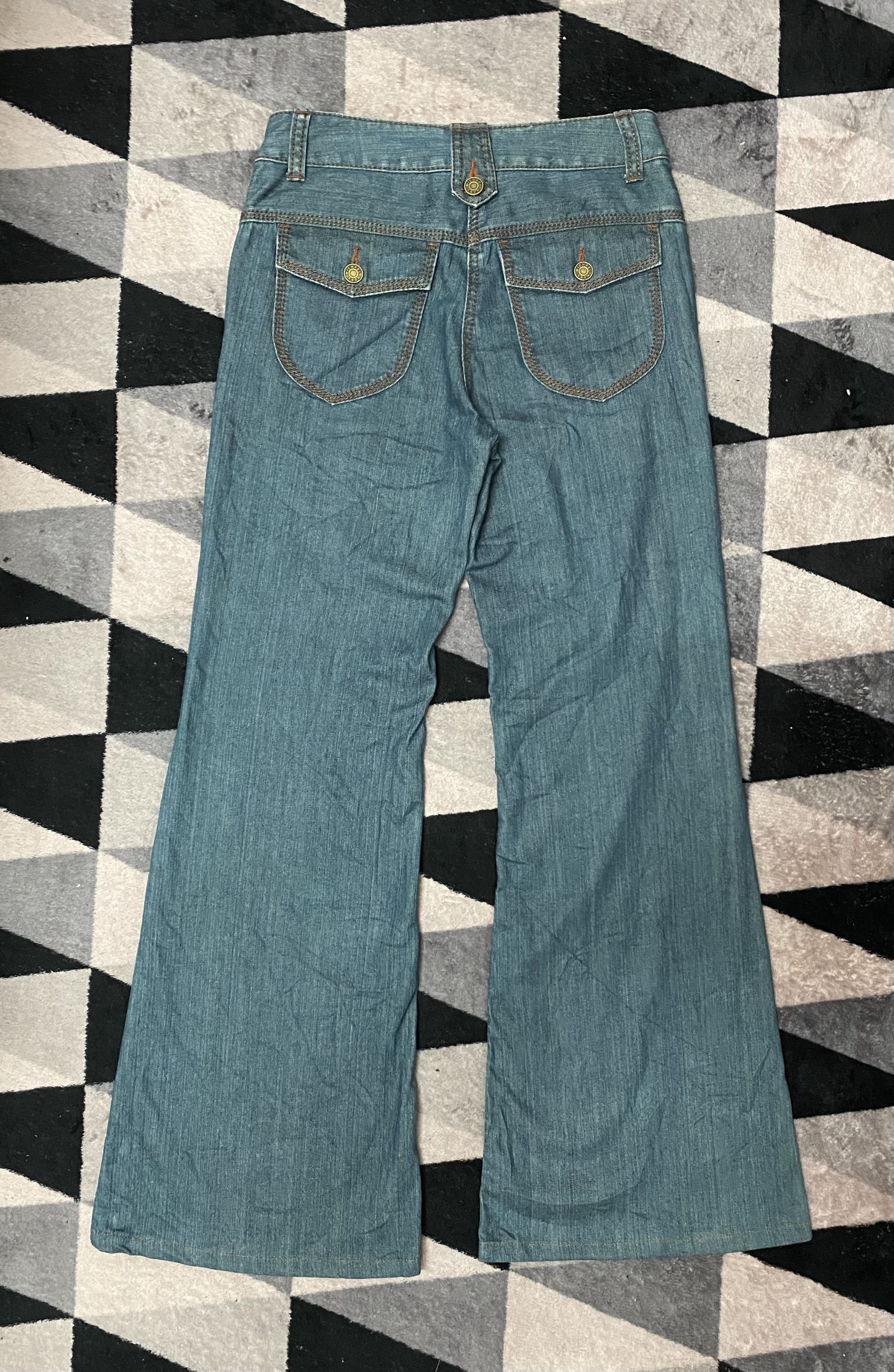 Michael Kors Michael Kors Onward Kashiyama Flared Denim Pants Size 2 Size 28" / US 6 / IT 42 - 5 Thumbnail