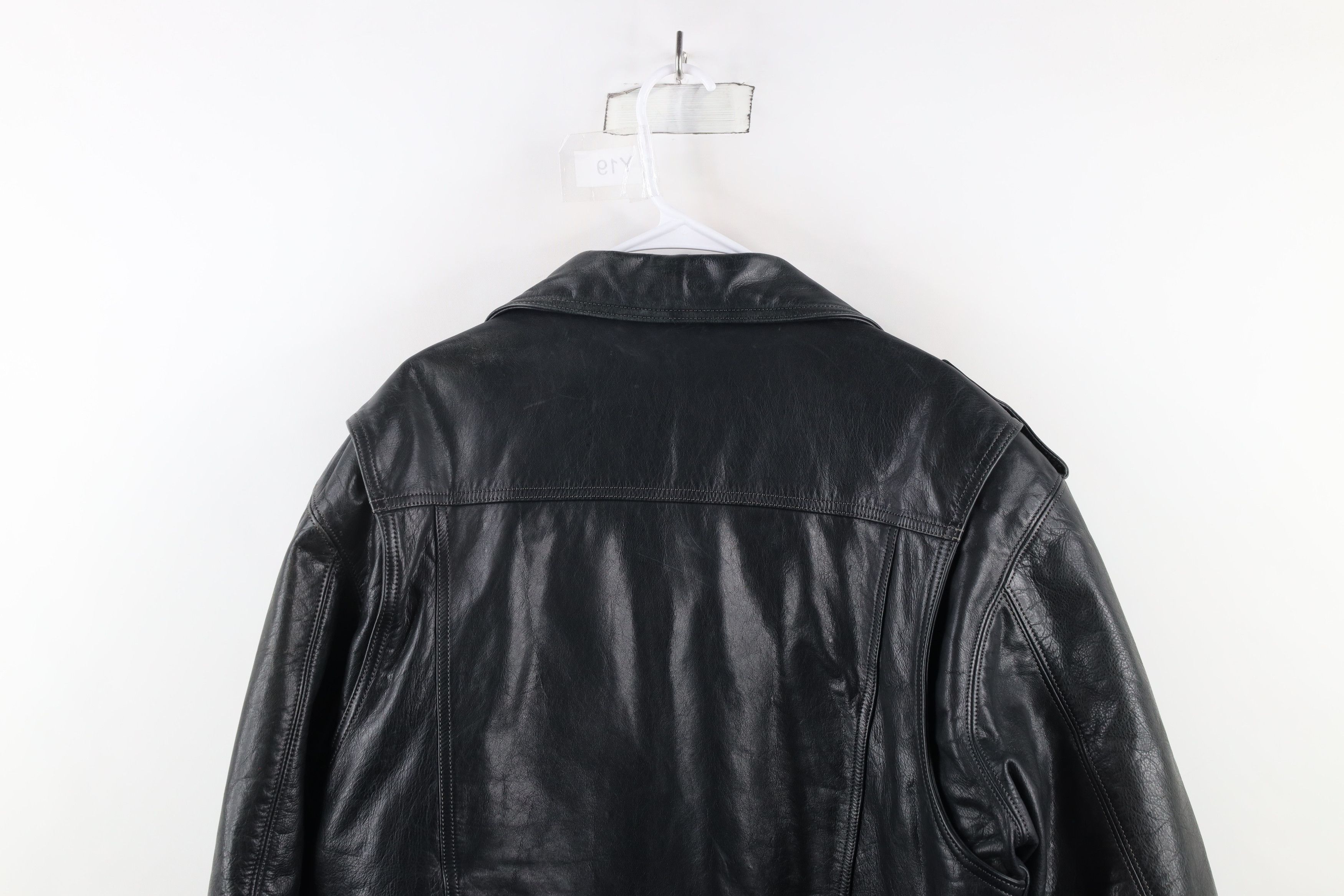 Harley Davidson × Vintage Vintage 90s Harley Davidson Leather Motorcycle Jacket Size US L / EU 52-54 / 3 - 19 Thumbnail