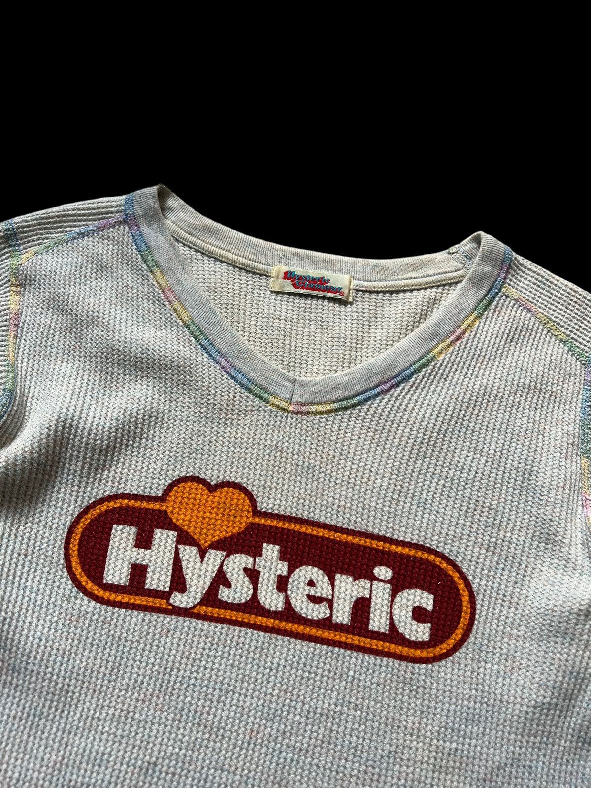 Hysteric Glamour Vintage Hysteric Glamour Longsleeve Waffle Shirt Size XS / US 0-2 / IT 36-38 - 3 Thumbnail
