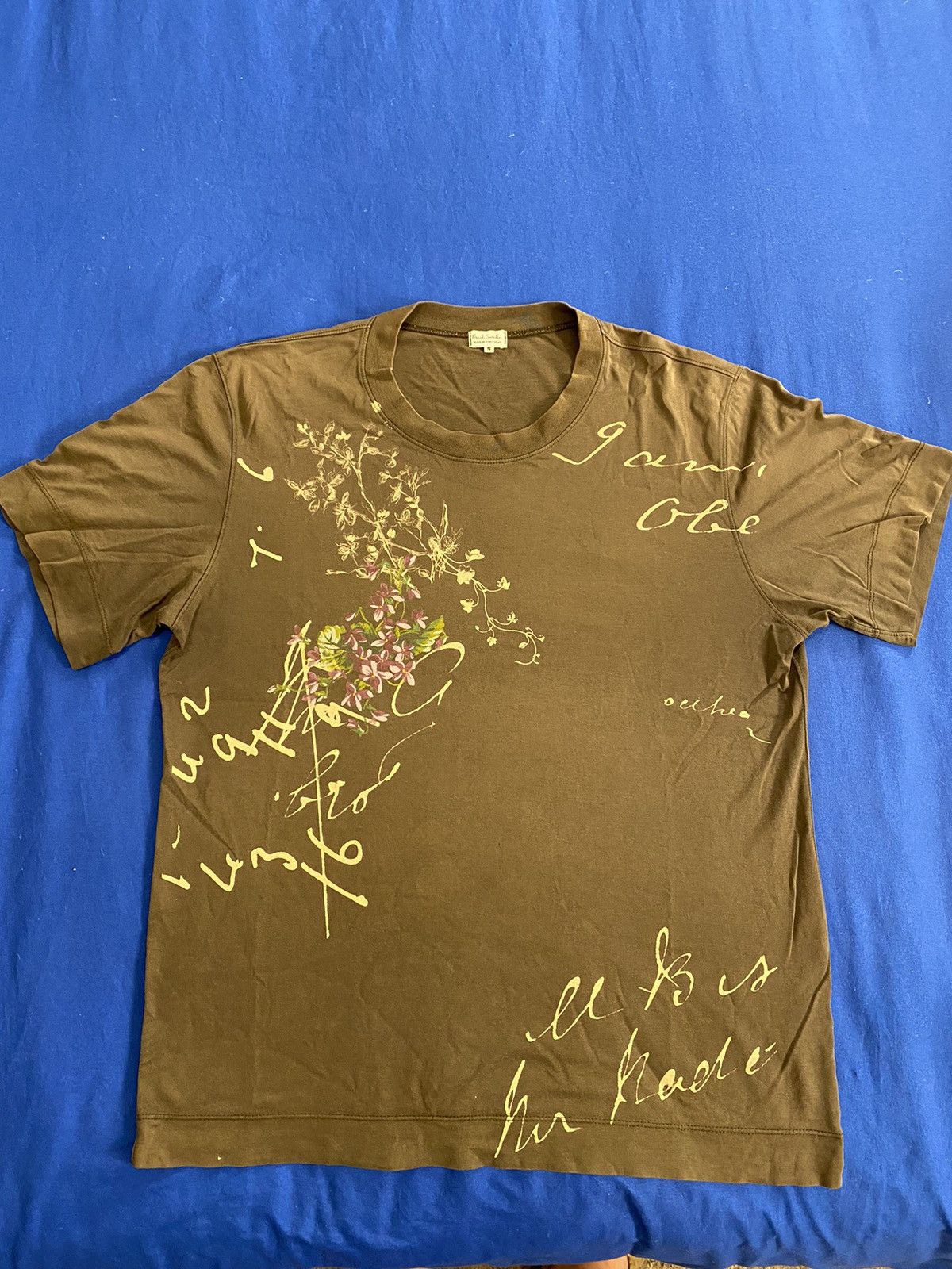 Paul Smith Floral print Khaki Rare