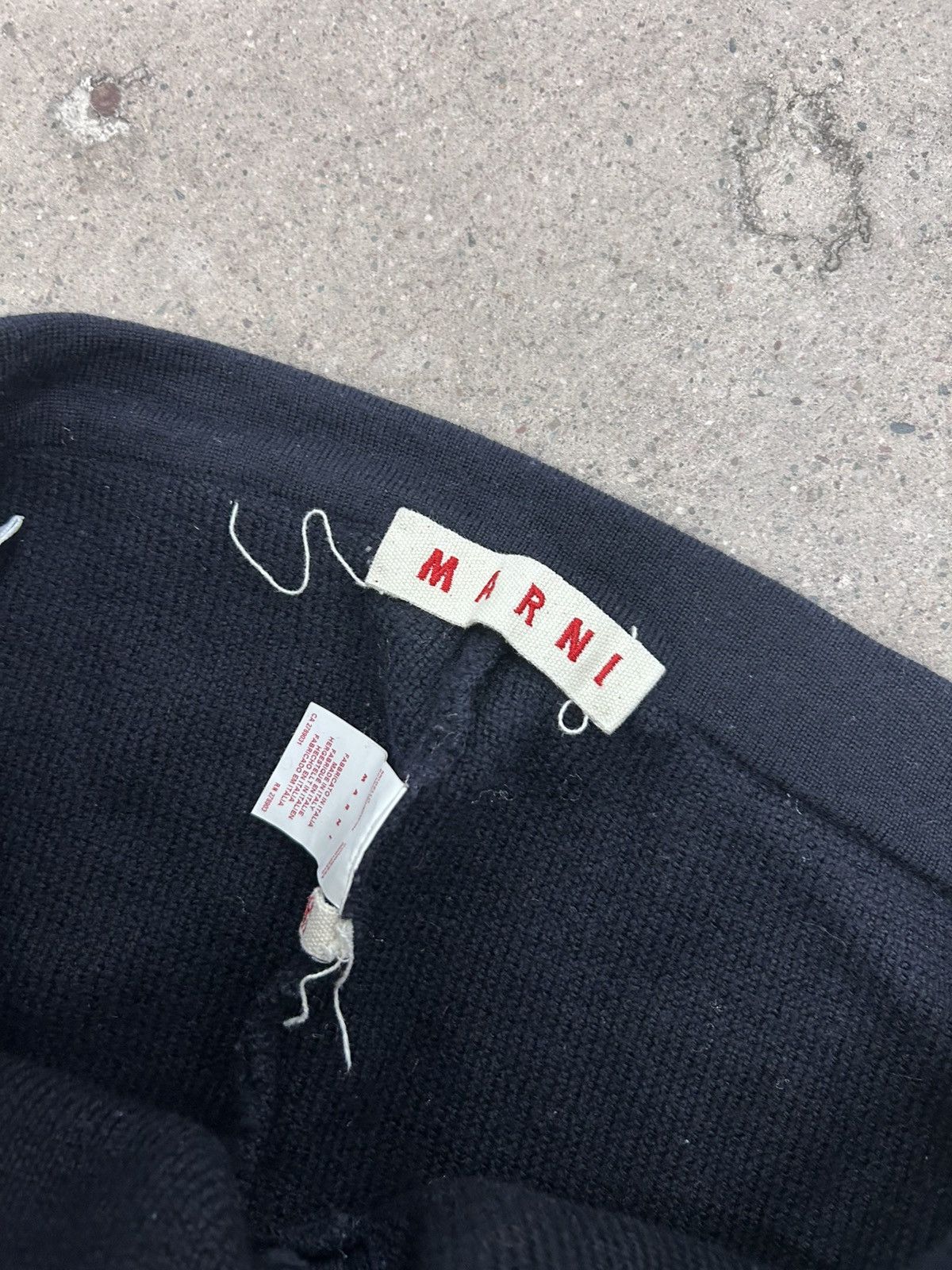 Marni Marni 100% virgin wool soft sweatpant trousers button fly Size US 33 - 4 Thumbnail