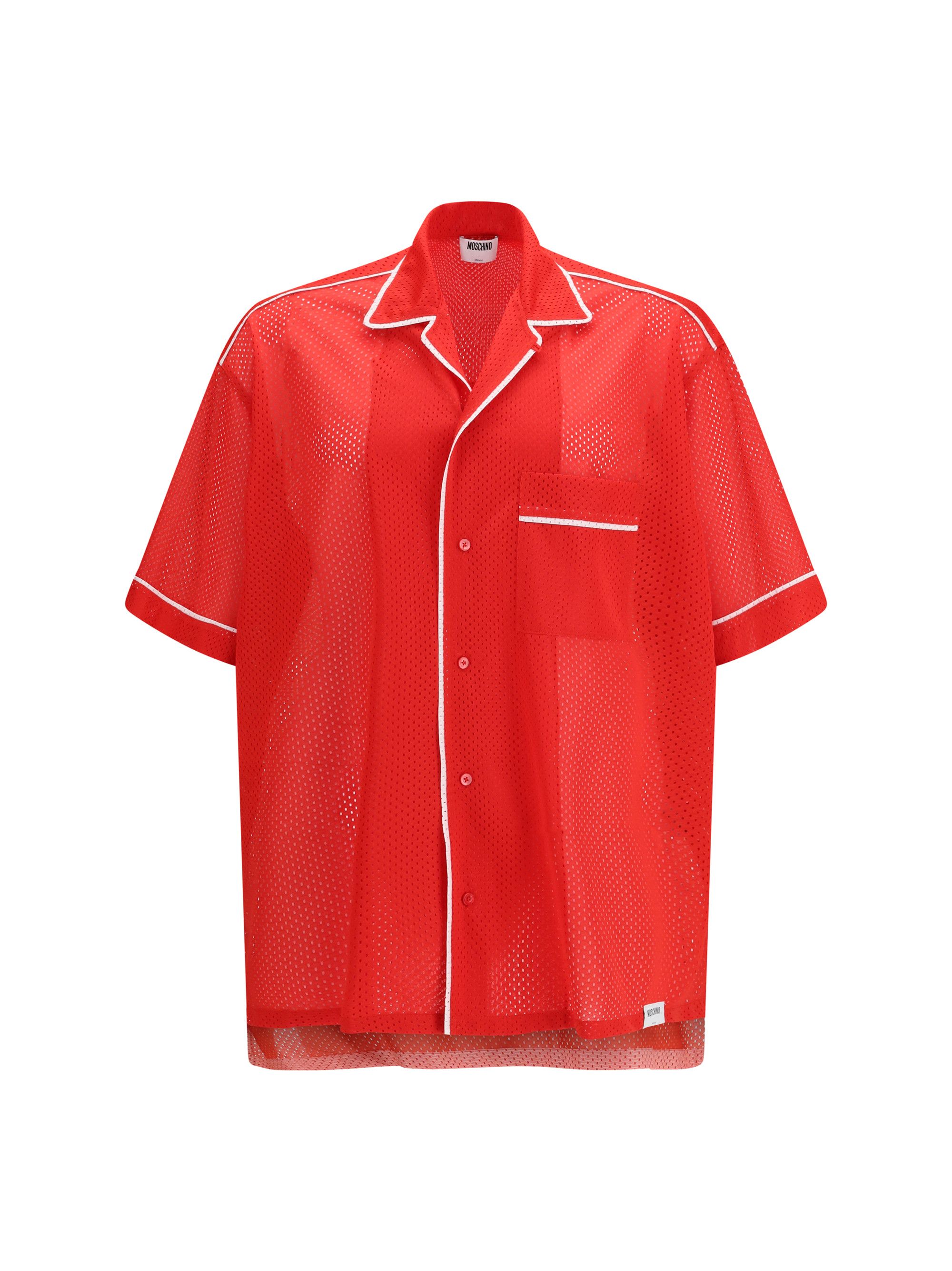 Moschino Technical mesh Shirt with reversed 22 print Size US M / EU 48-50 / 2 - 1 Thumbnail