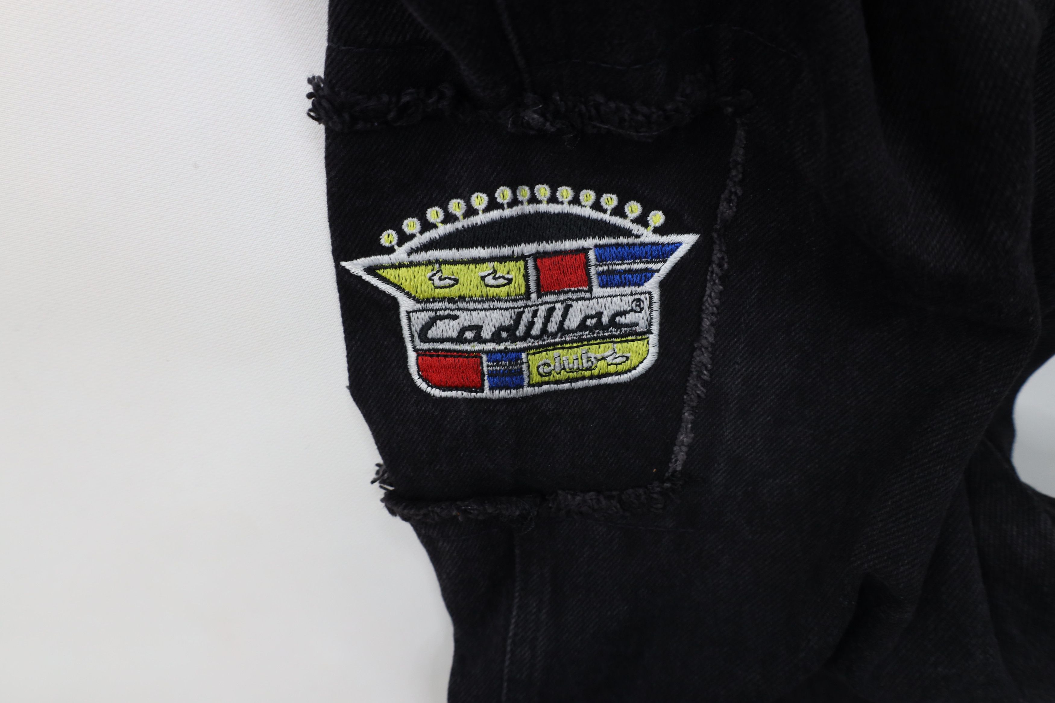 Cadillac Deadstock Vintage 90s Cadillac Car Straight Leg Jeans USA Size US 36 / EU 52 - 5 Thumbnail