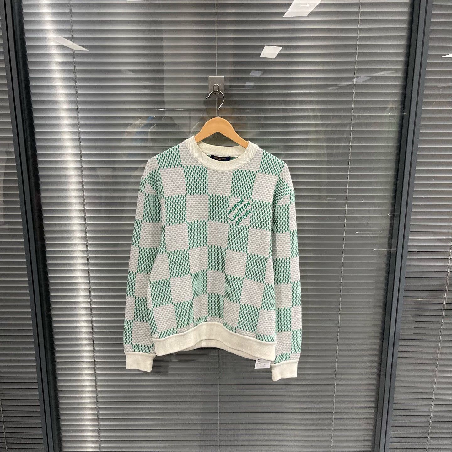 Louis Vuitton Louis Vuitton Damier Checkerboard Knit Sweatshirt Size US S / EU 44-46 / 1 - 1 Thumbnail