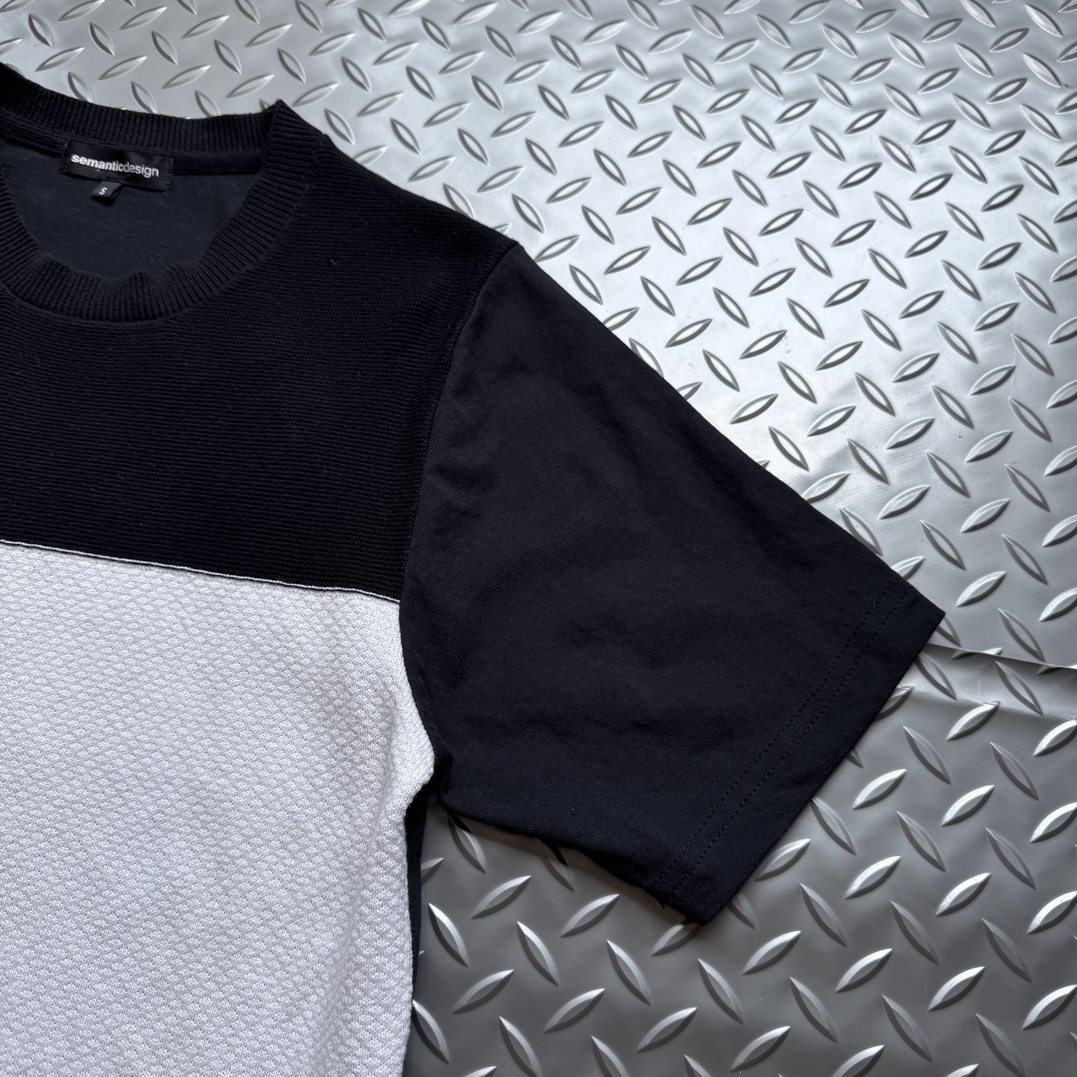 semanticdesign Semanticdesign Knit Panel T-Shirt Size US S / EU 44-46 / 1 - 3 Thumbnail