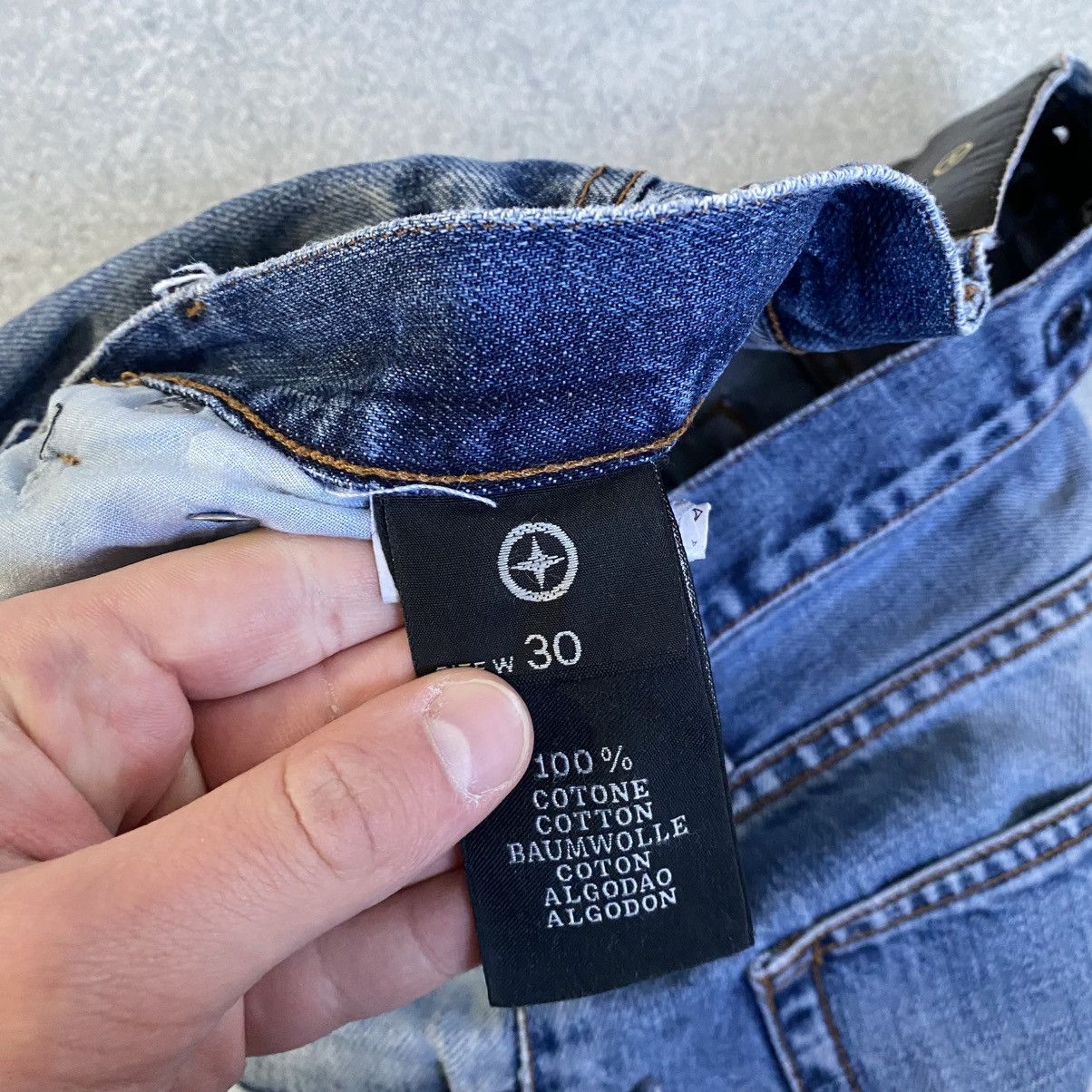 Stone Island Vintage Stone Island Jeans Denim Pants Rare S.I Denims Size US 30 / EU 46 - 15 Thumbnail