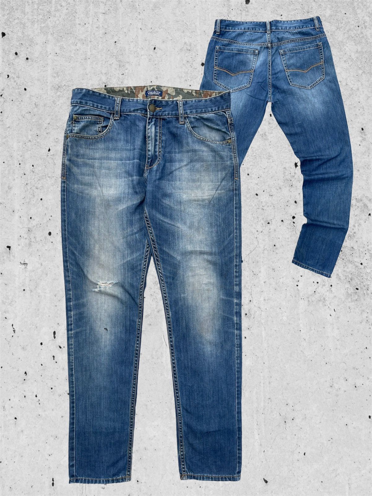 🔥 Japanese Brand Yushion Distressed Denim W32🔥